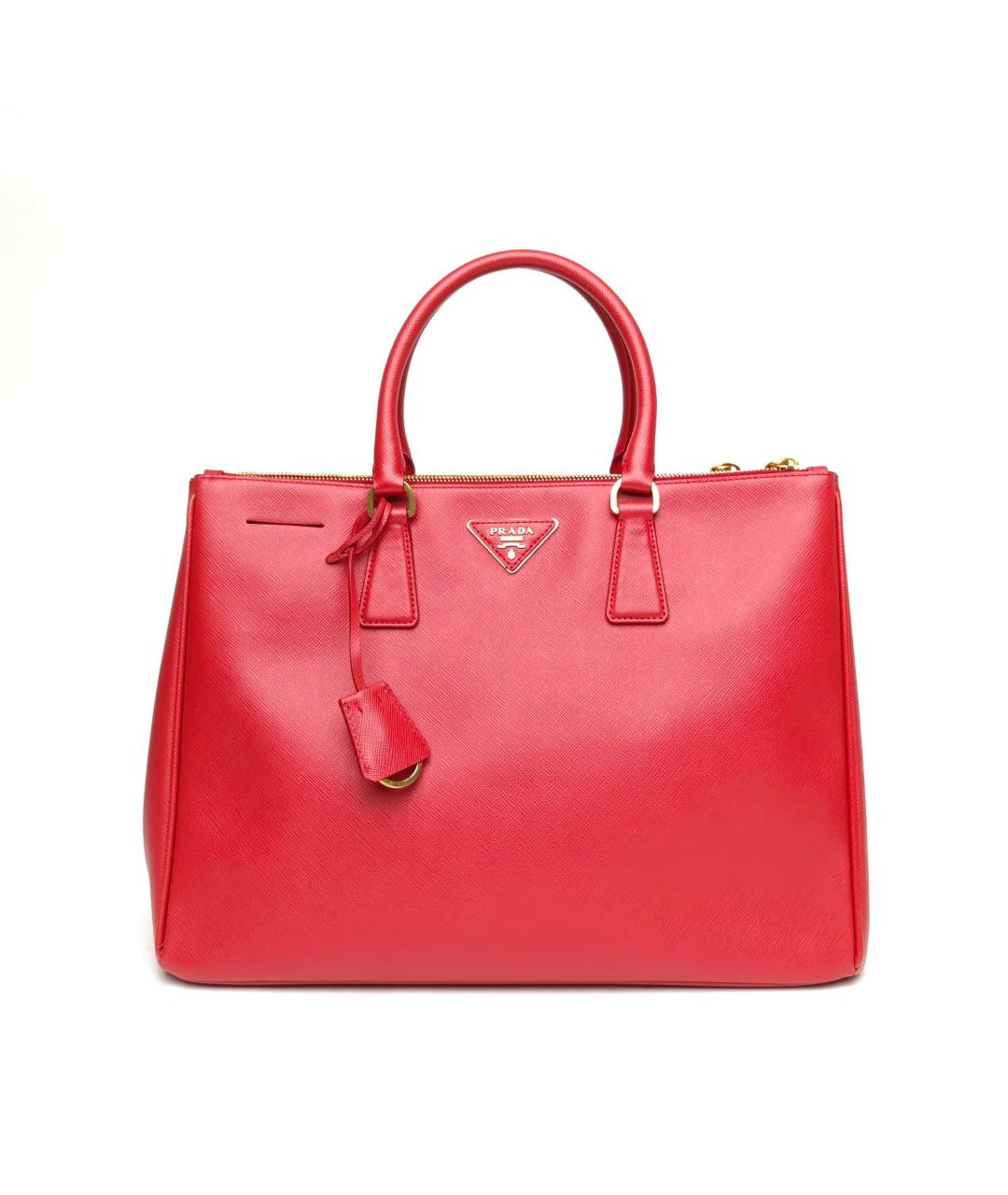 PRADA Красная кожаная сумка через плечо, фото 7