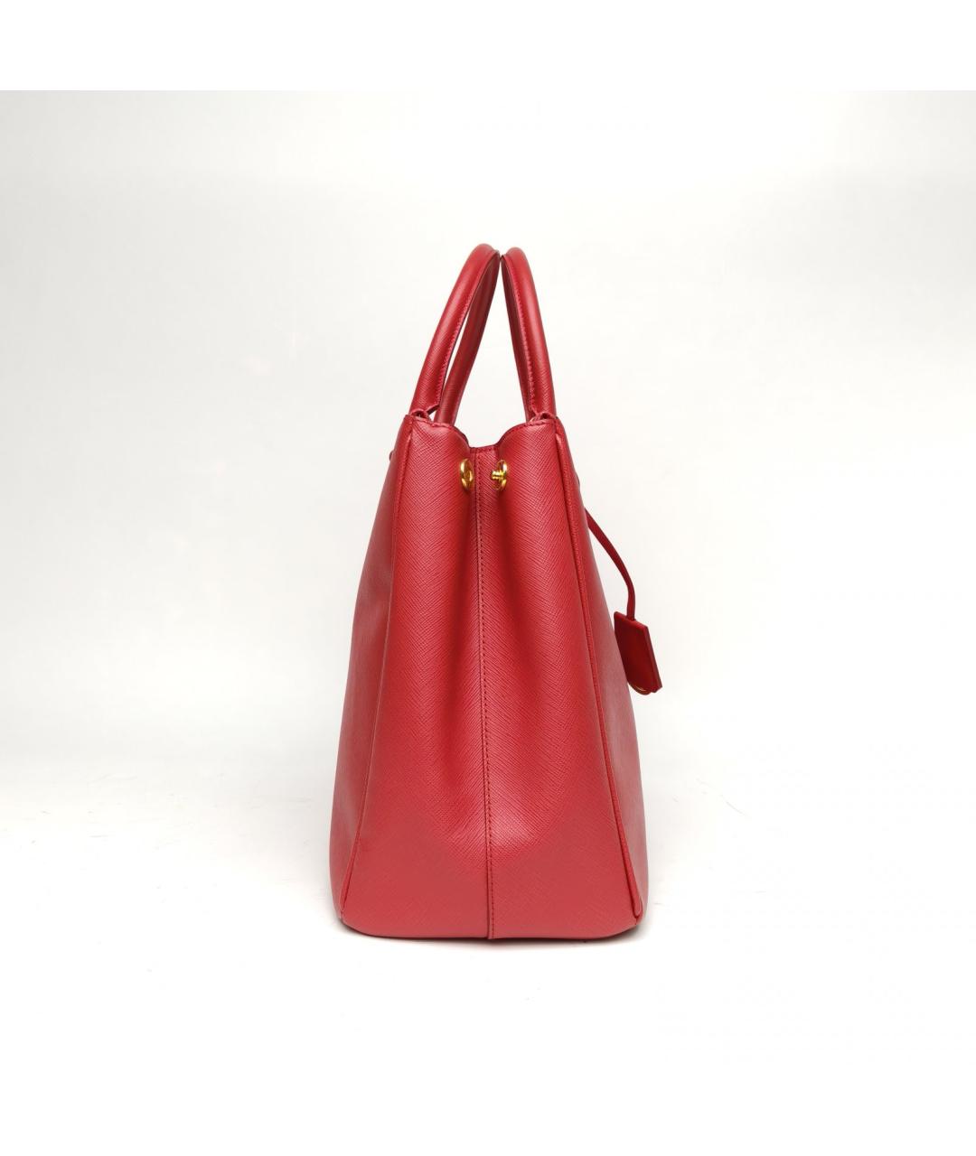 PRADA Красная кожаная сумка через плечо, фото 3