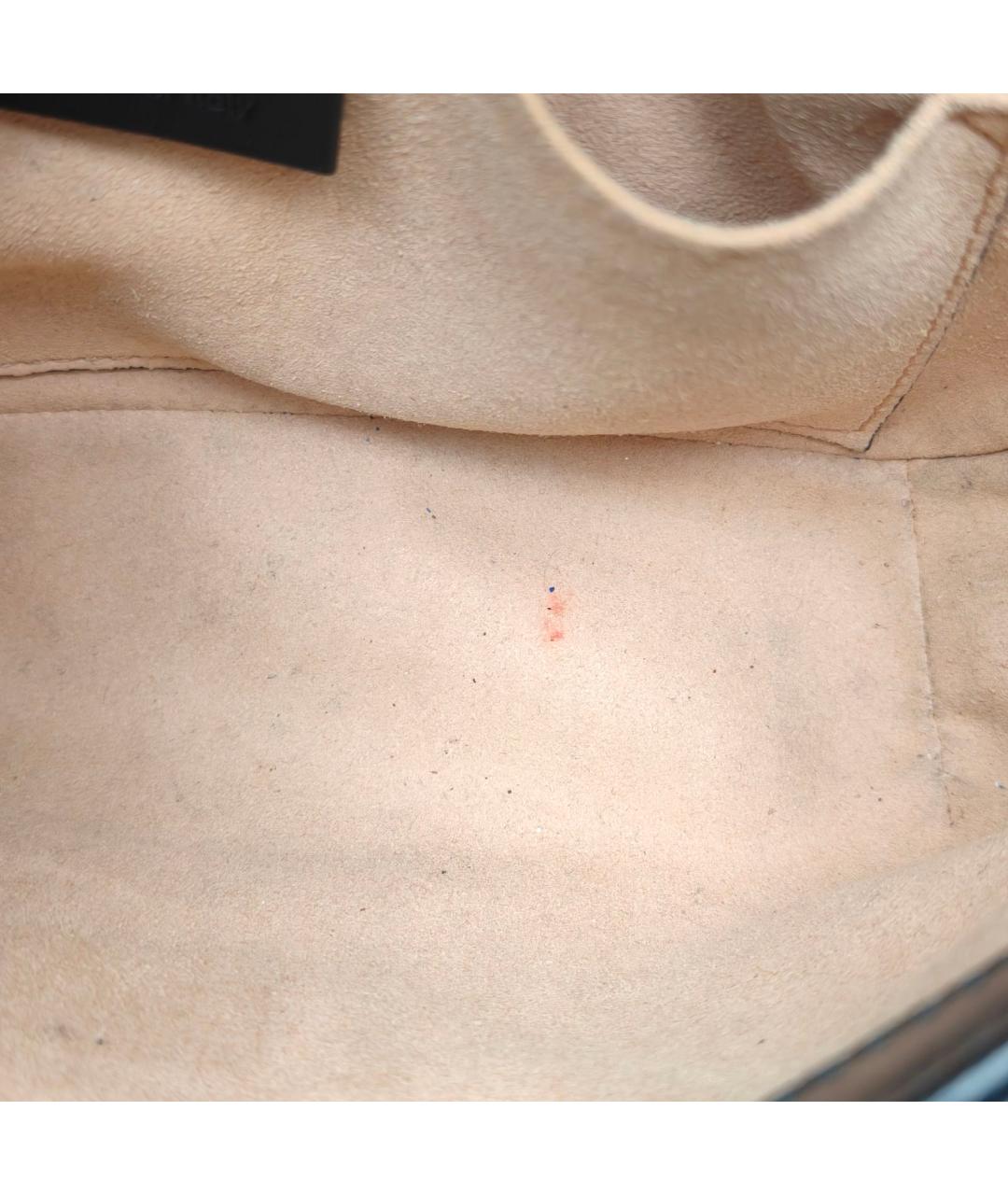 GUCCI Черная кожаная сумка через плечо, фото 8