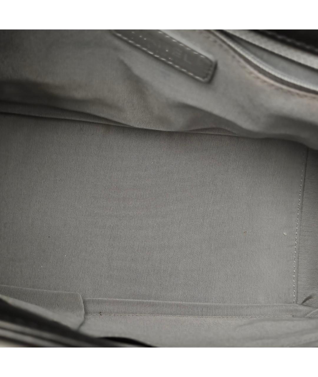 CHANEL Черная кожаная сумка через плечо, фото 7