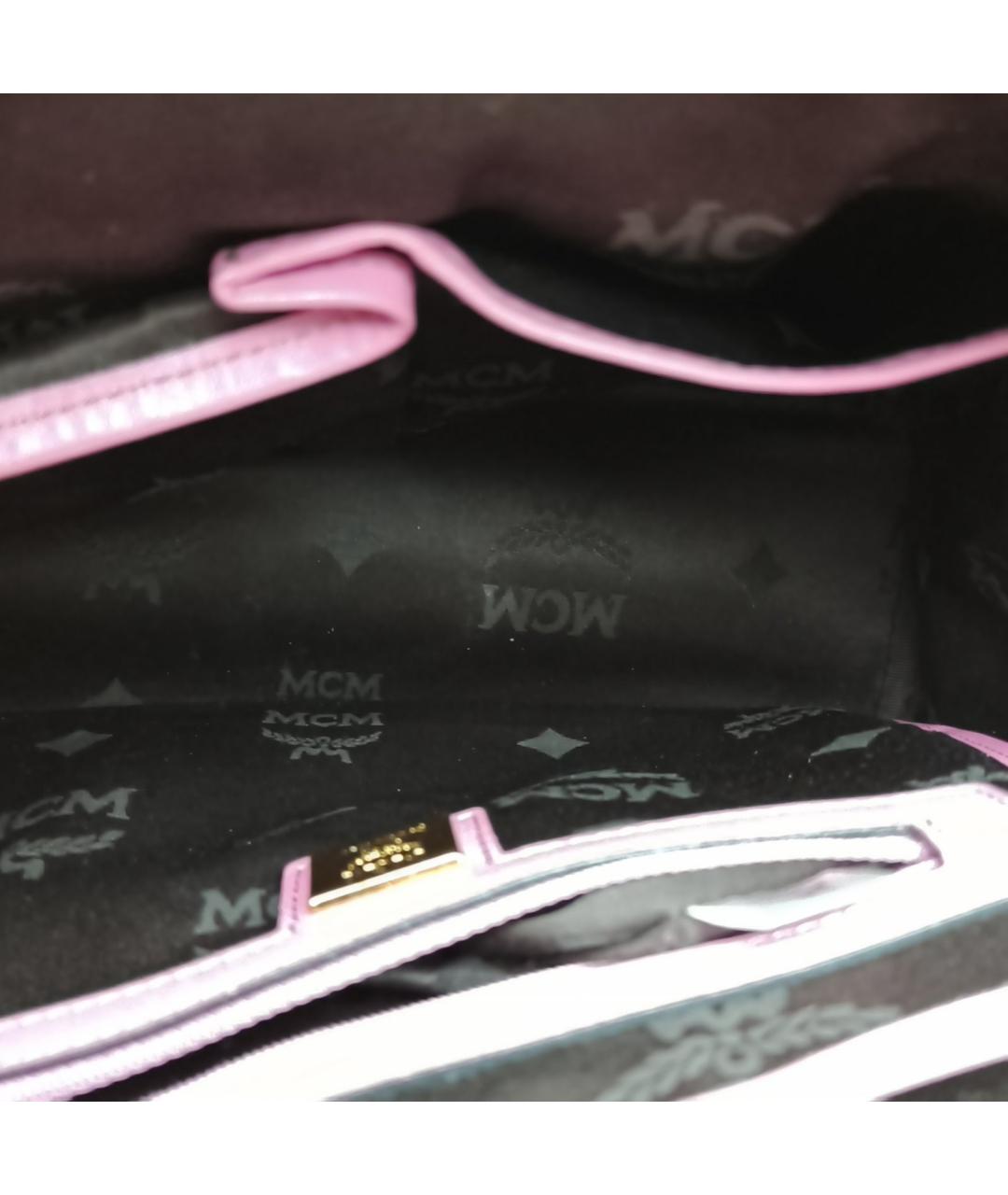 MCM Розовый рюкзак, фото 7