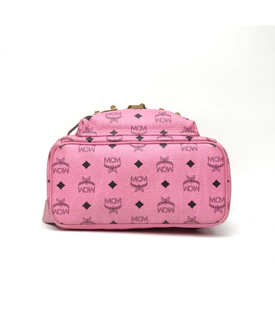 MCM Розовый рюкзак, фото 6