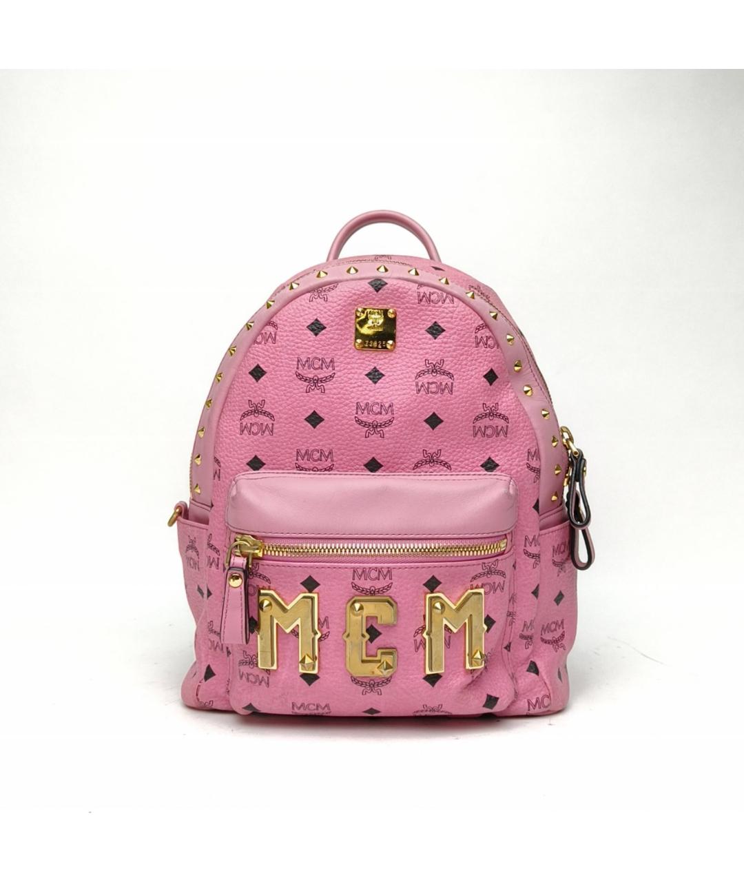 MCM Розовый рюкзак, фото 2
