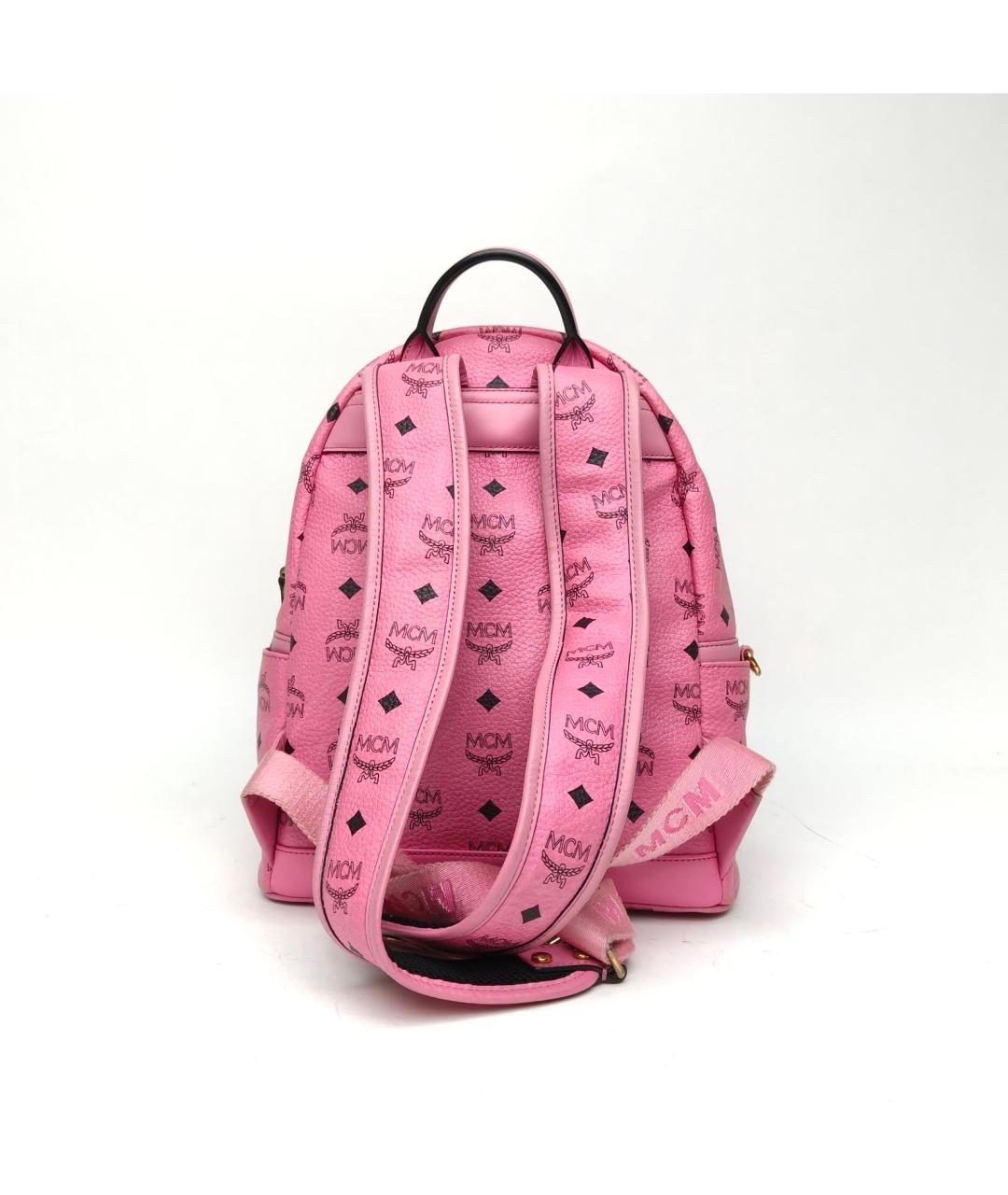 MCM Розовый рюкзак, фото 4