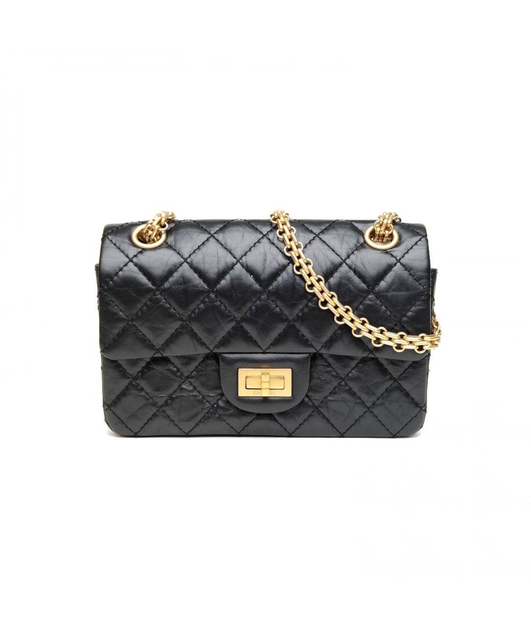 CHANEL Черная кожаная сумка через плечо, фото 2