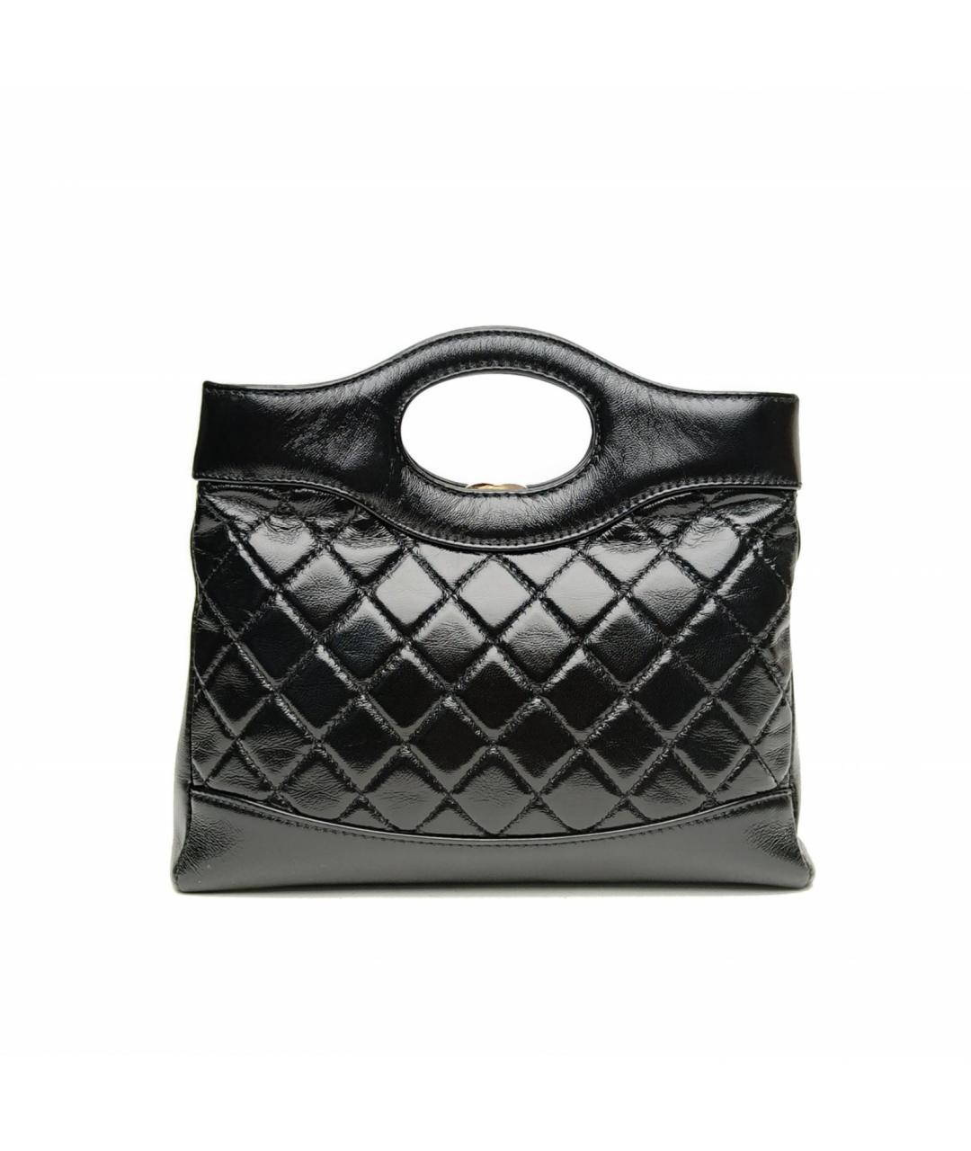 CHANEL Черная кожаная сумка через плечо, фото 4