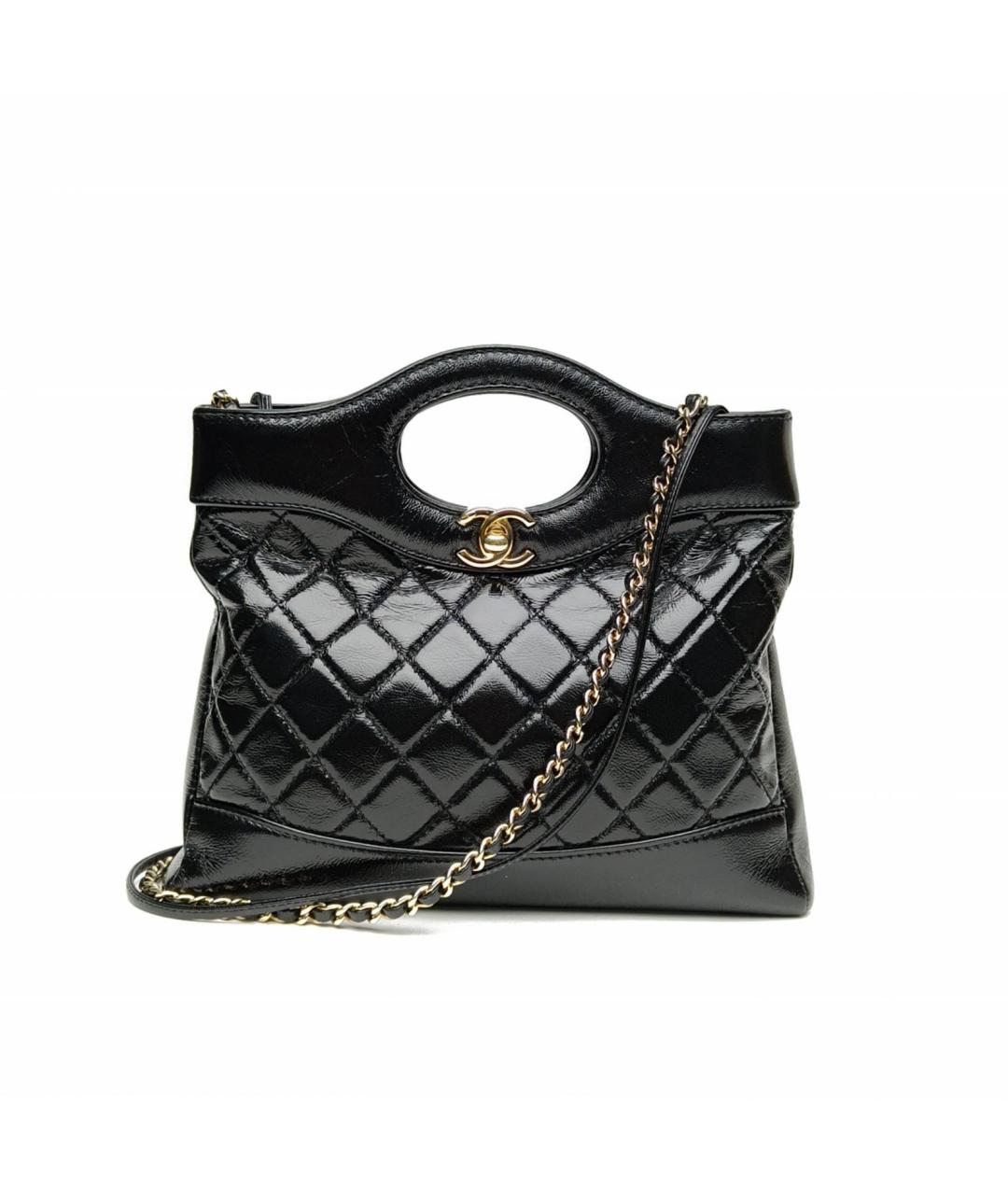 CHANEL Черная кожаная сумка через плечо, фото 2