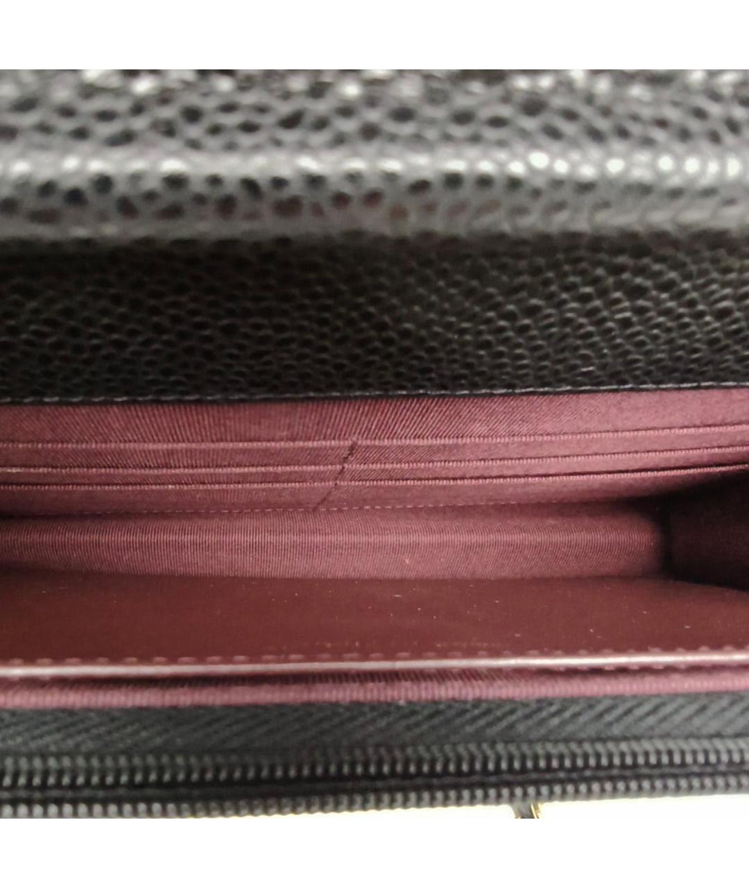 CHANEL Черная кожаная сумка через плечо, фото 7