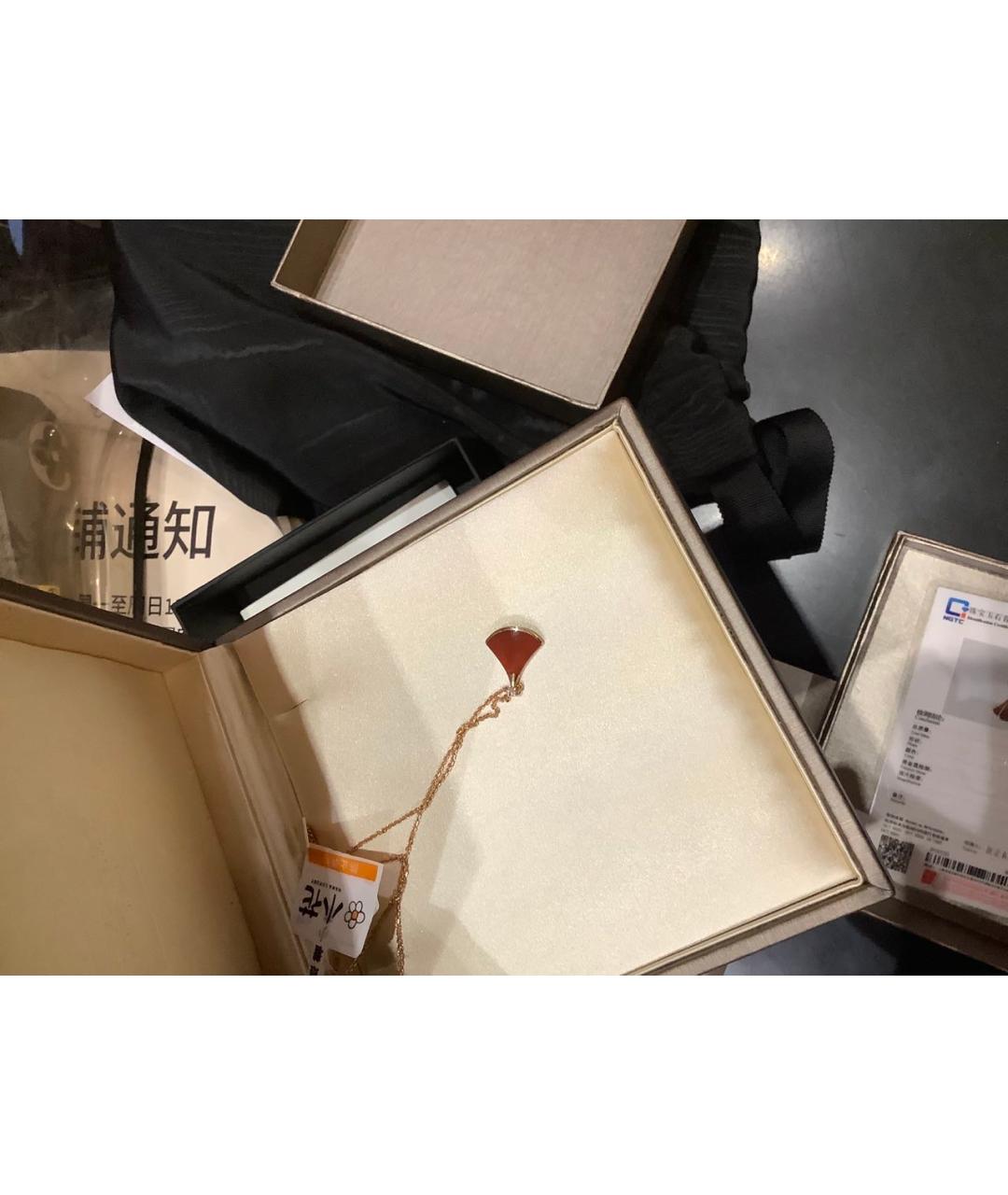 BVLGARI Золотое колье из розового золота, фото 8