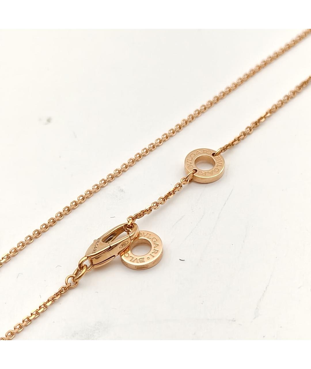 BVLGARI Золотое колье из розового золота, фото 6