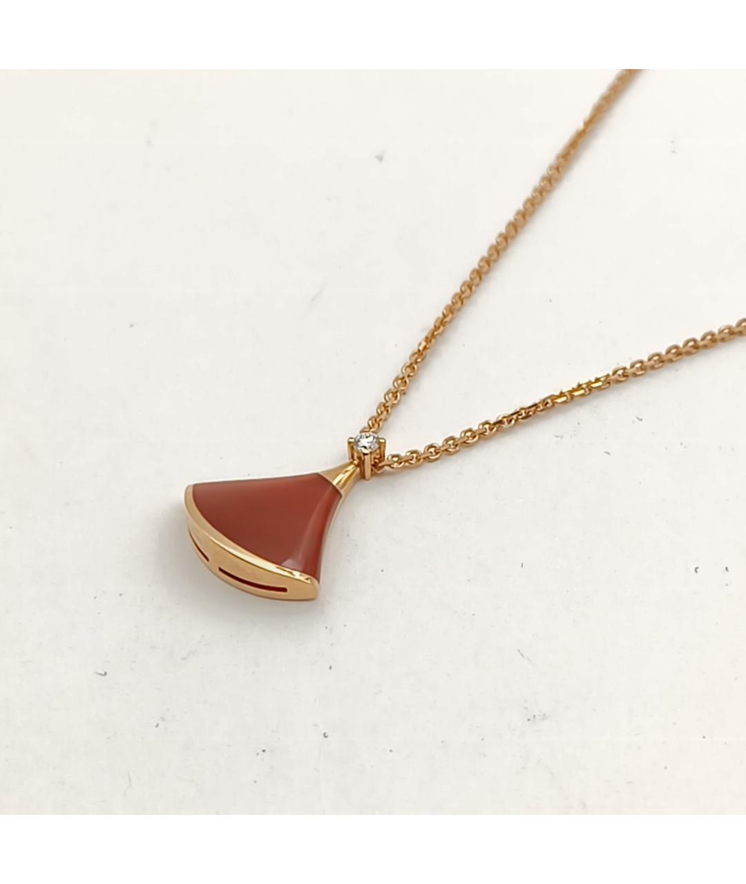 BVLGARI Золотое колье из розового золота, фото 4