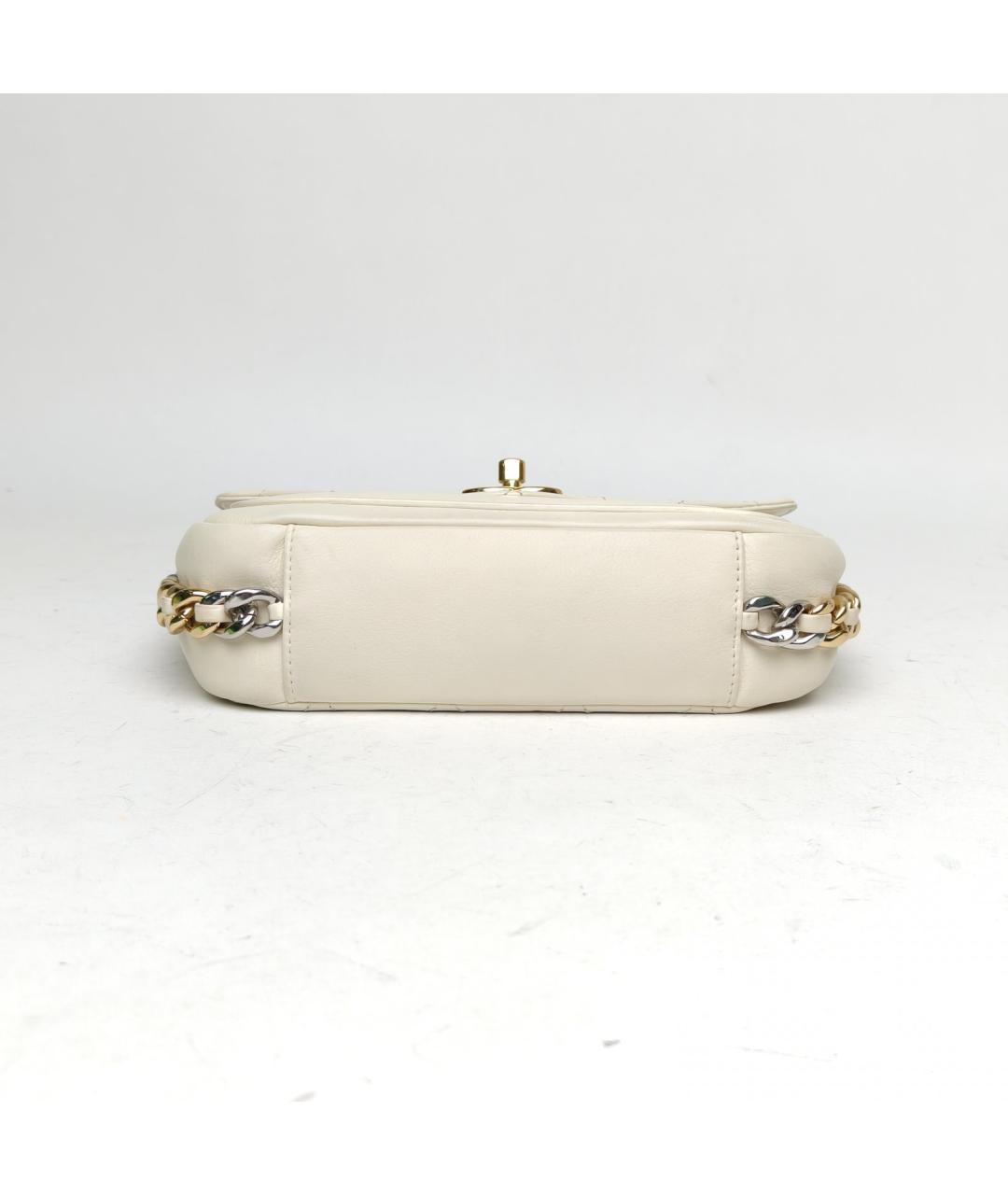 CHANEL Белая сумка через плечо, фото 6