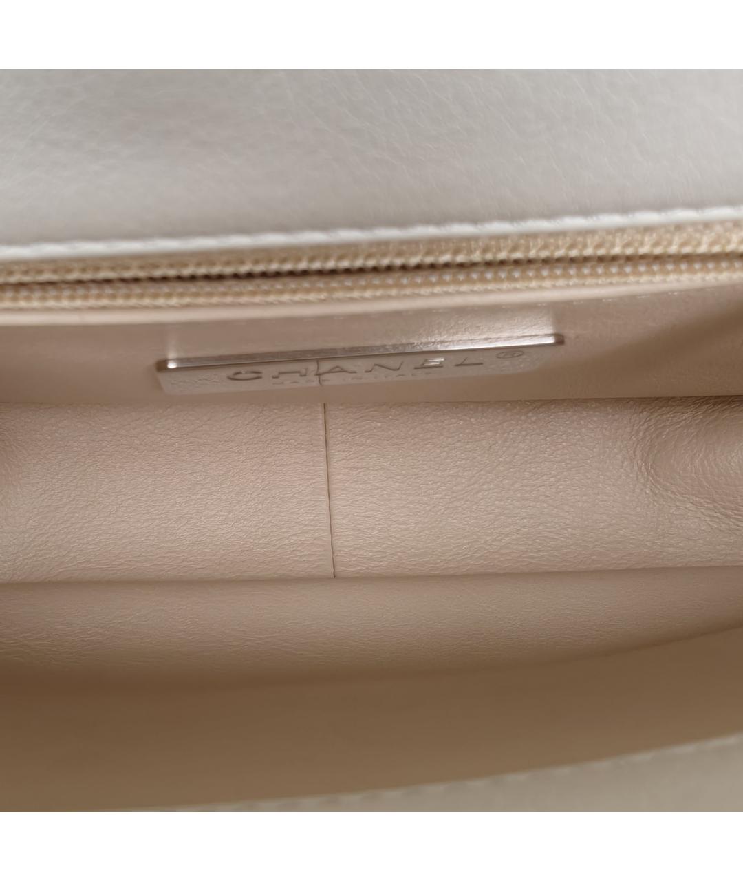 CHANEL Белая сумка через плечо, фото 8