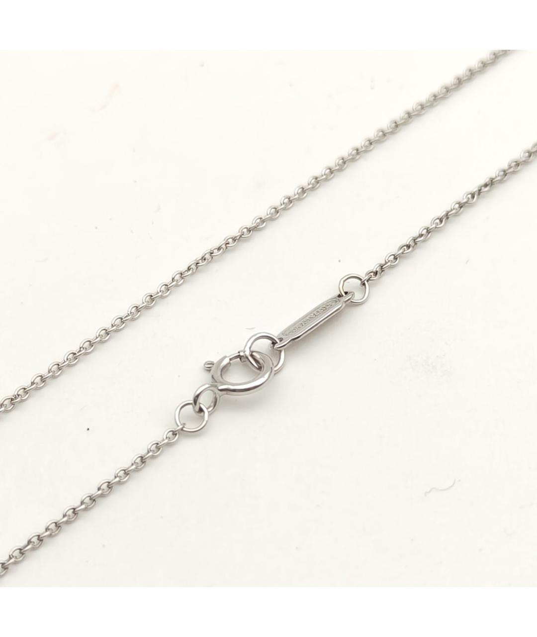 TIFFANY&CO Серебряное платиновое колье, фото 6