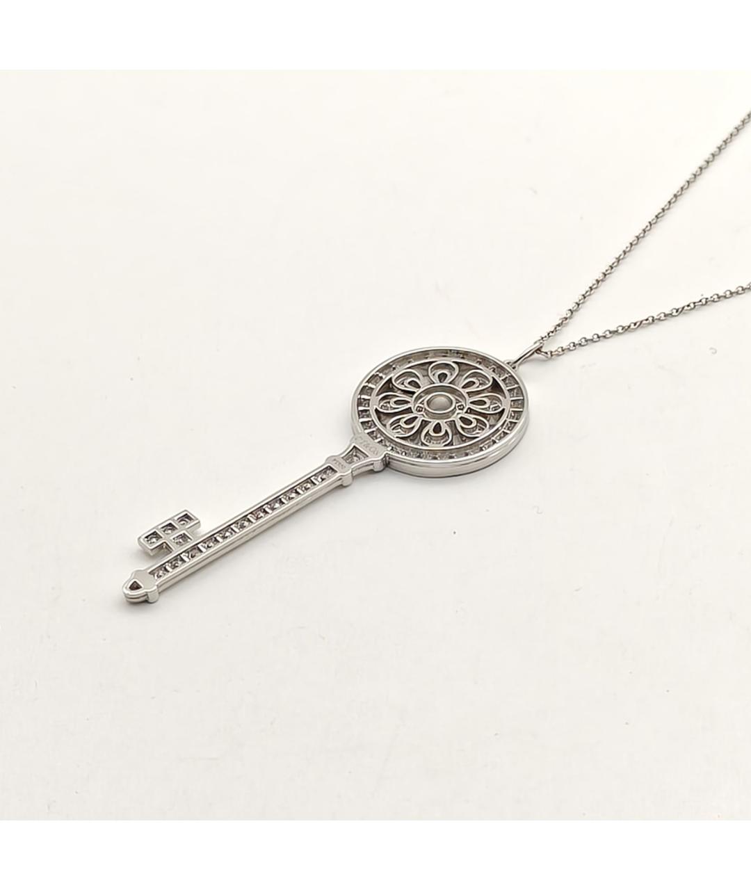 TIFFANY&CO Серебряное платиновое колье, фото 5