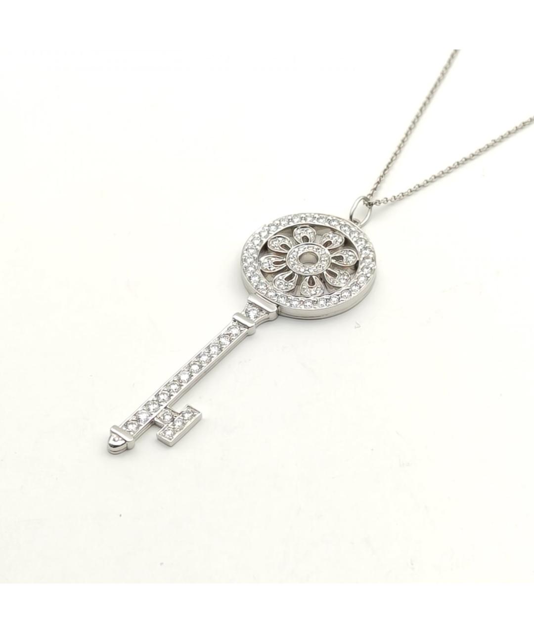 TIFFANY&CO Серебряное платиновое колье, фото 4