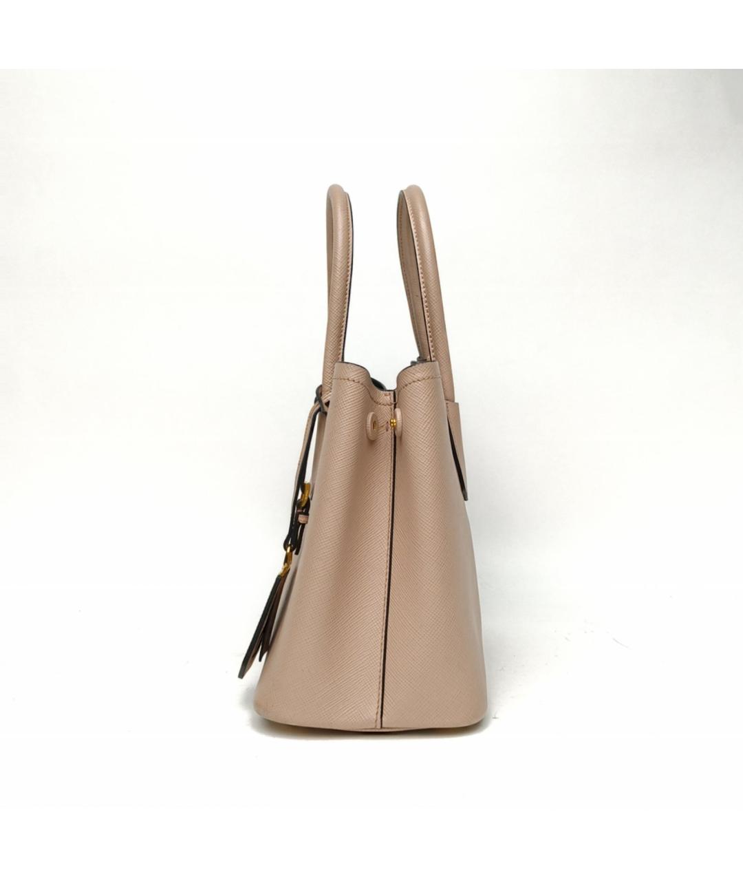 PRADA Бежевая кожаная сумка через плечо, фото 3