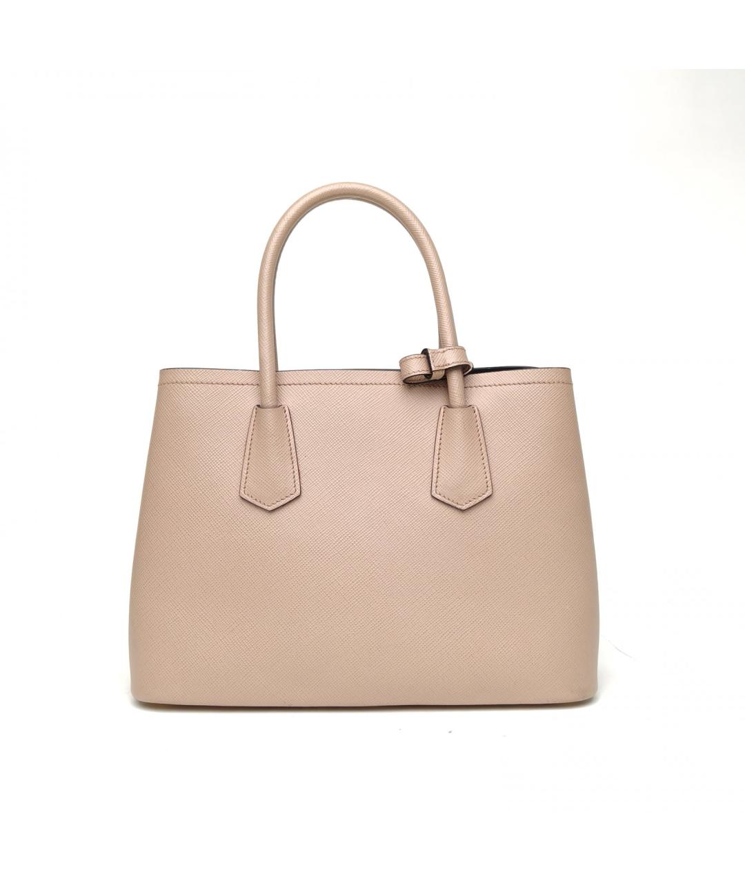 PRADA Бежевая кожаная сумка через плечо, фото 4