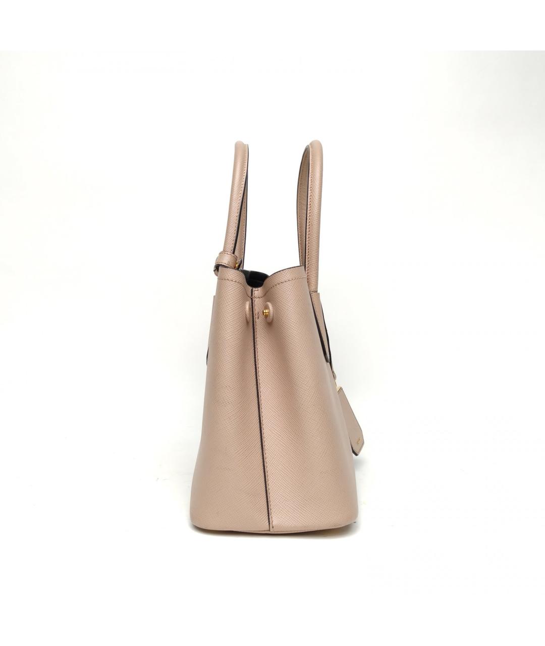 PRADA Бежевая кожаная сумка через плечо, фото 5