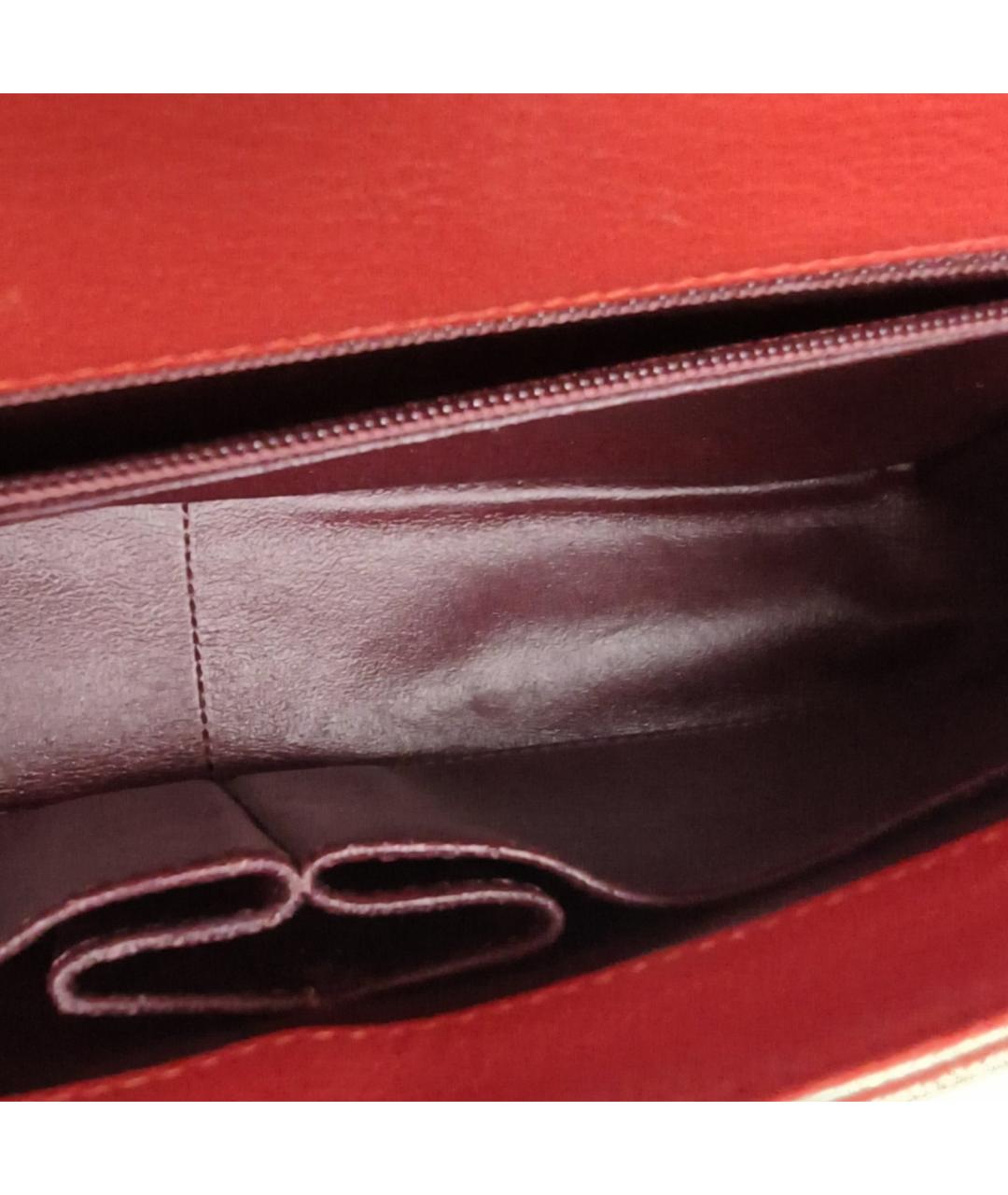 CHANEL Красная кожаная сумка через плечо, фото 7