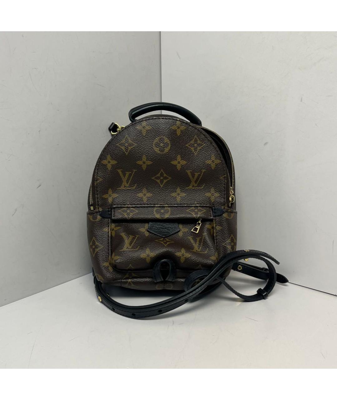 LOUIS VUITTON Коричневый рюкзак, фото 8