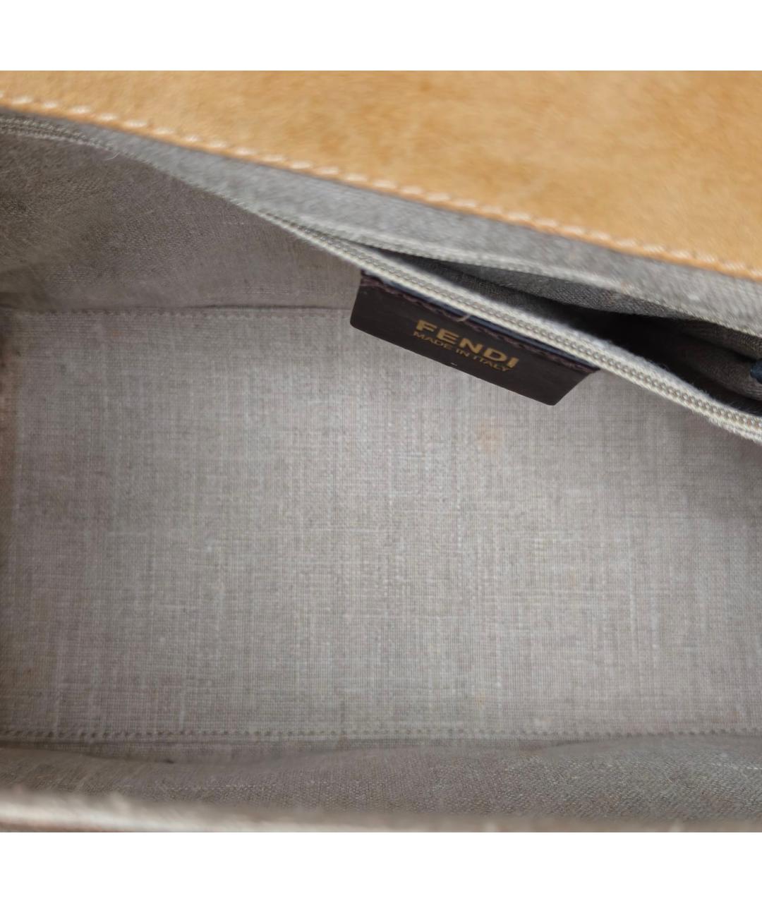 FENDI Красная сумка с короткими ручками, фото 8