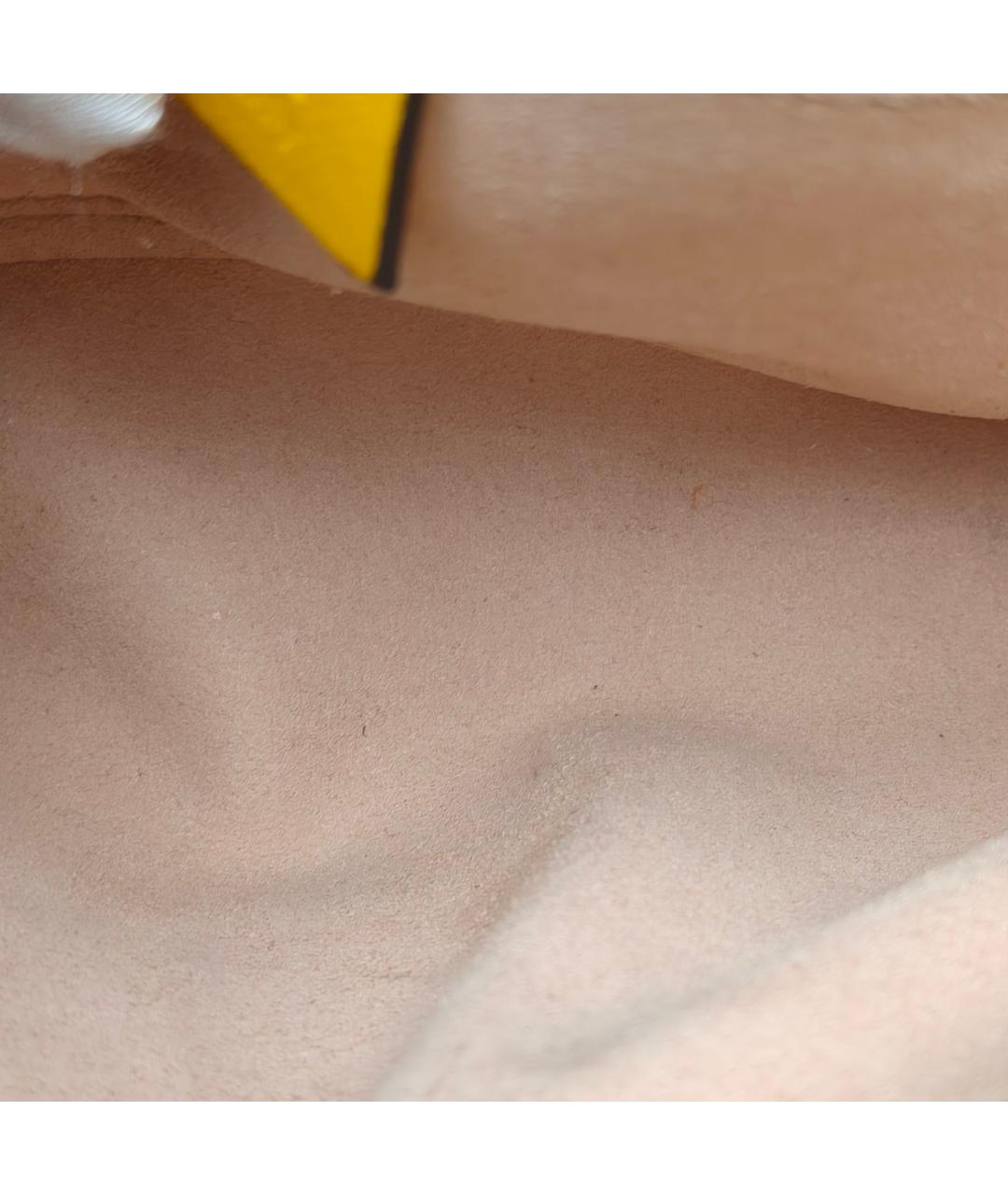 GUCCI Желтая кожаная сумка через плечо, фото 8