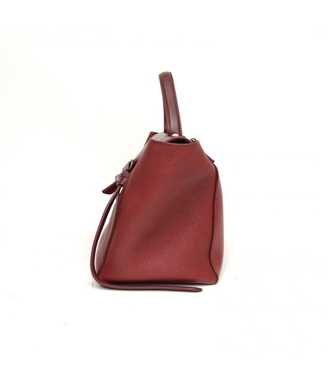 CELINE Красная кожаная сумка через плечо, фото 3