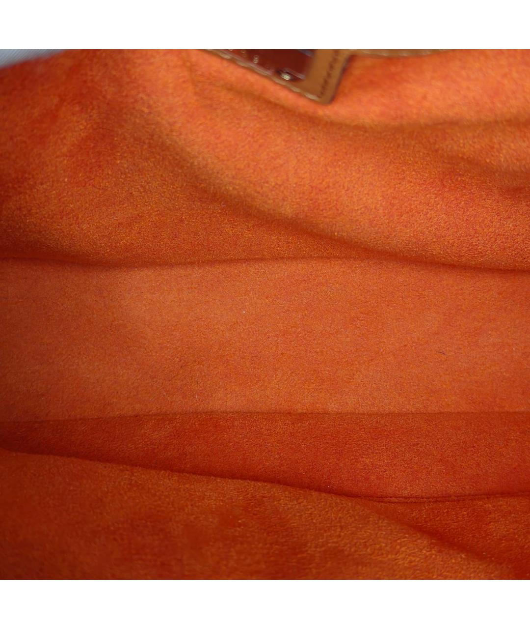 MCM Коричневая сумка с короткими ручками из искусственной кожи, фото 8