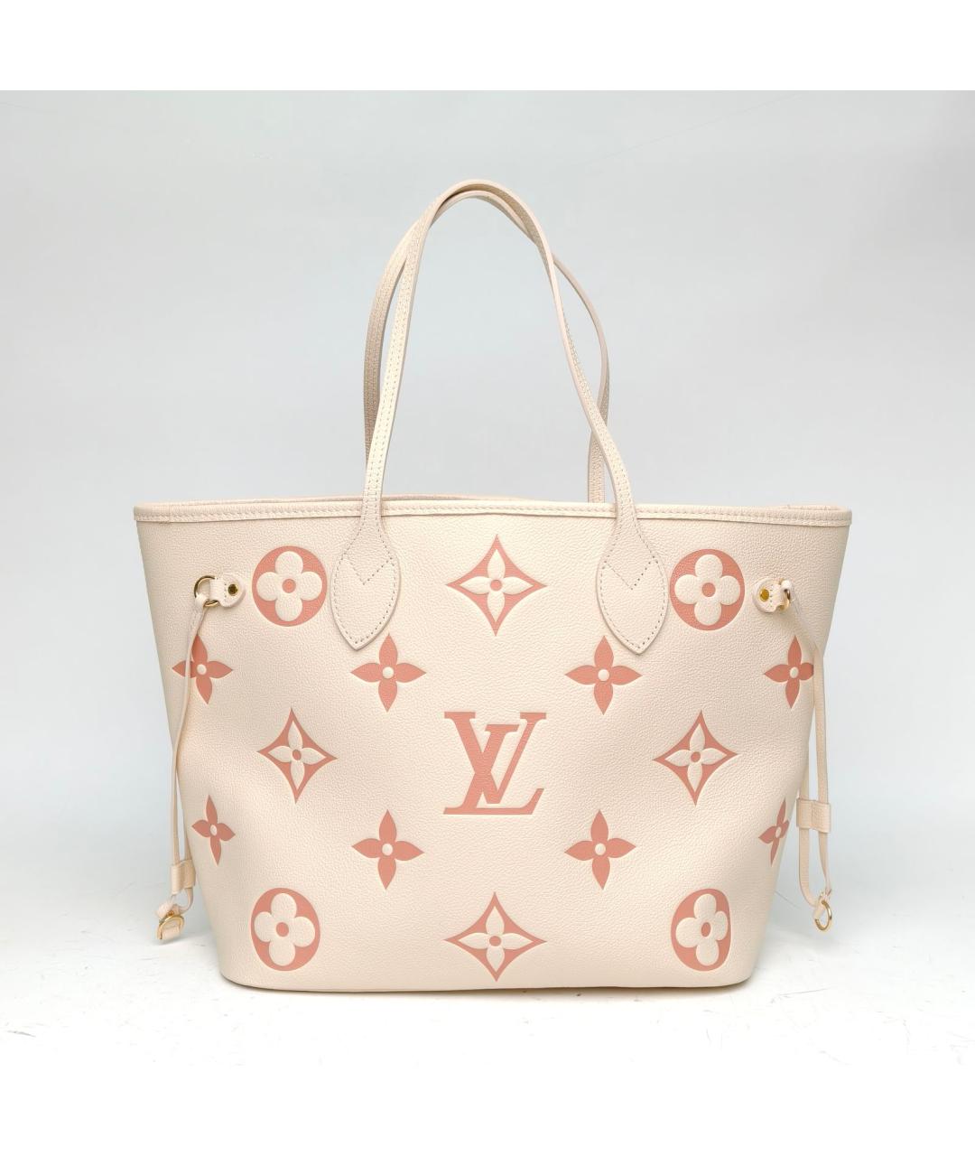 LOUIS VUITTON Белая кожаная сумка через плечо, фото 4