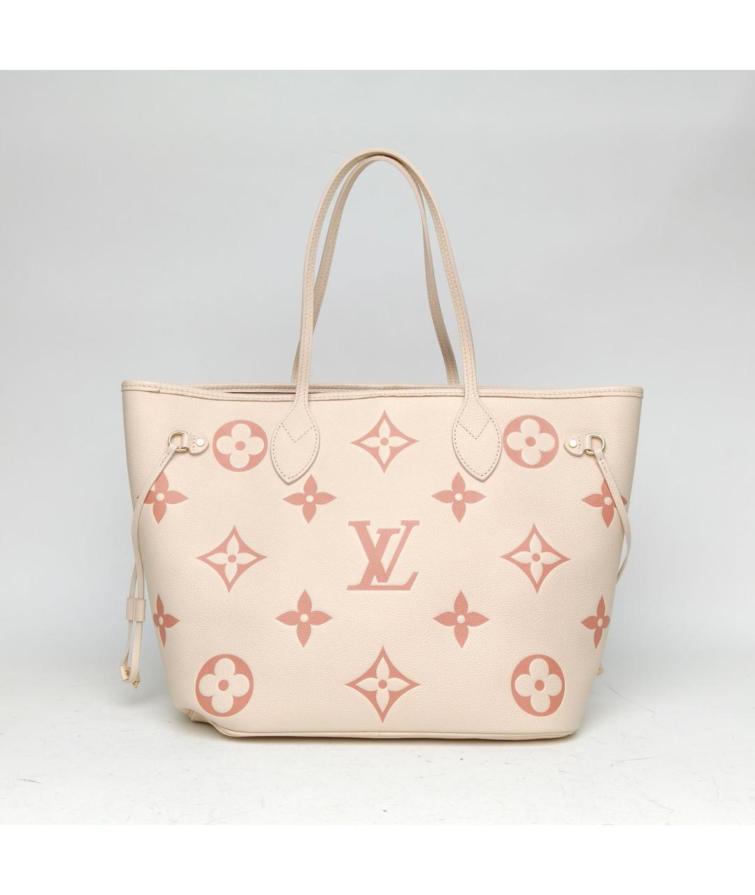 LOUIS VUITTON Белая кожаная сумка через плечо, фото 2