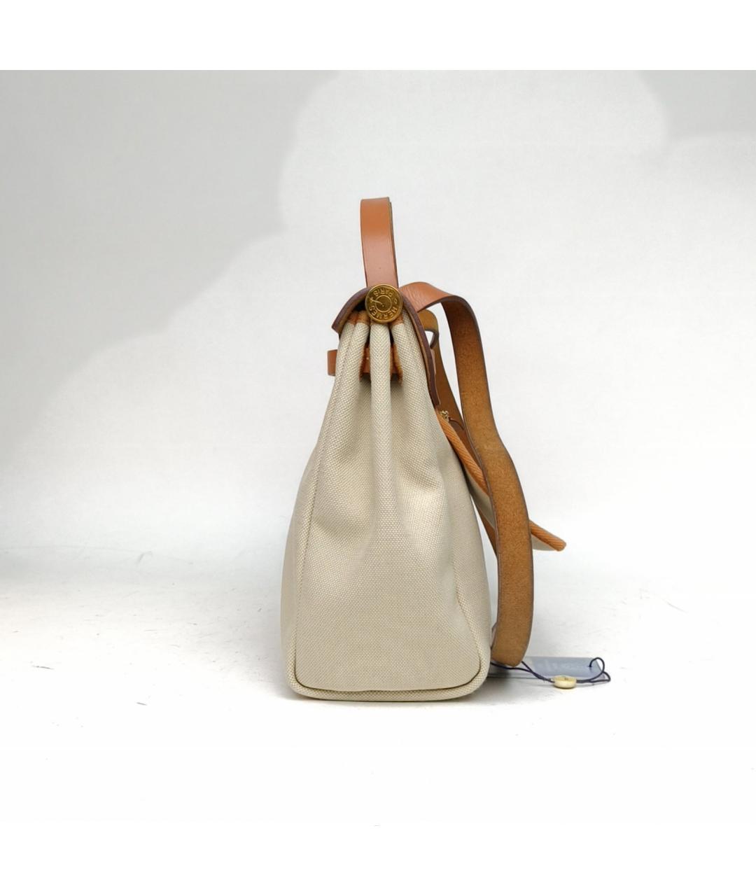 HERMES Бежевая сумка через плечо, фото 3