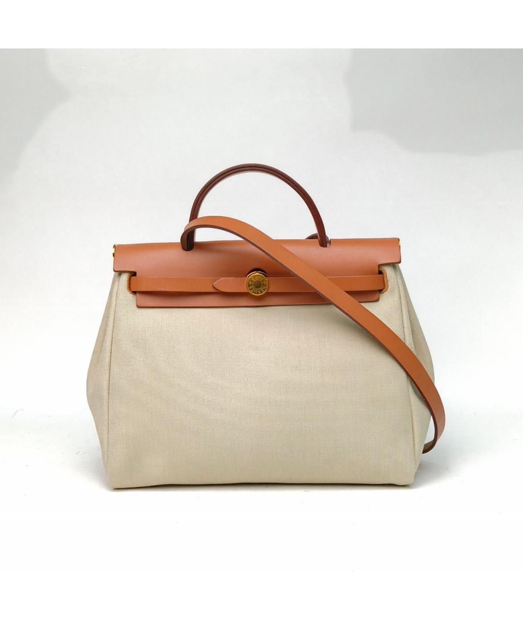 HERMES Бежевая сумка через плечо, фото 2