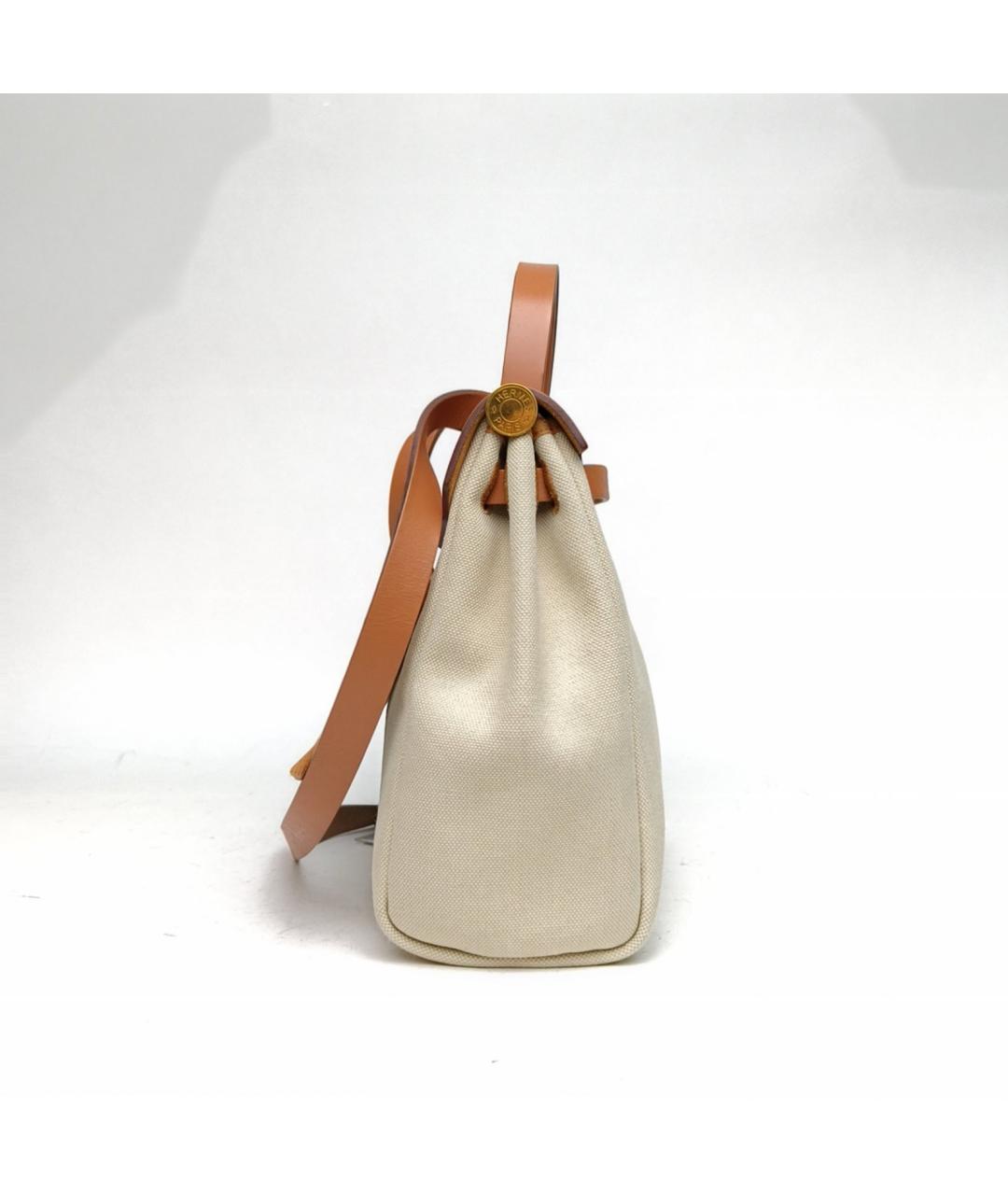 HERMES Бежевая сумка через плечо, фото 5