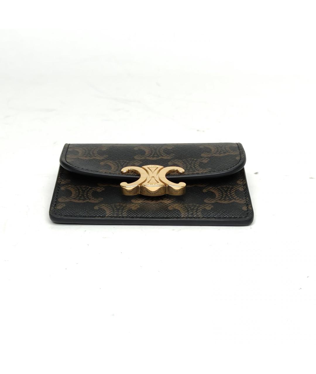 CELINE Коричневый кошелек, фото 2