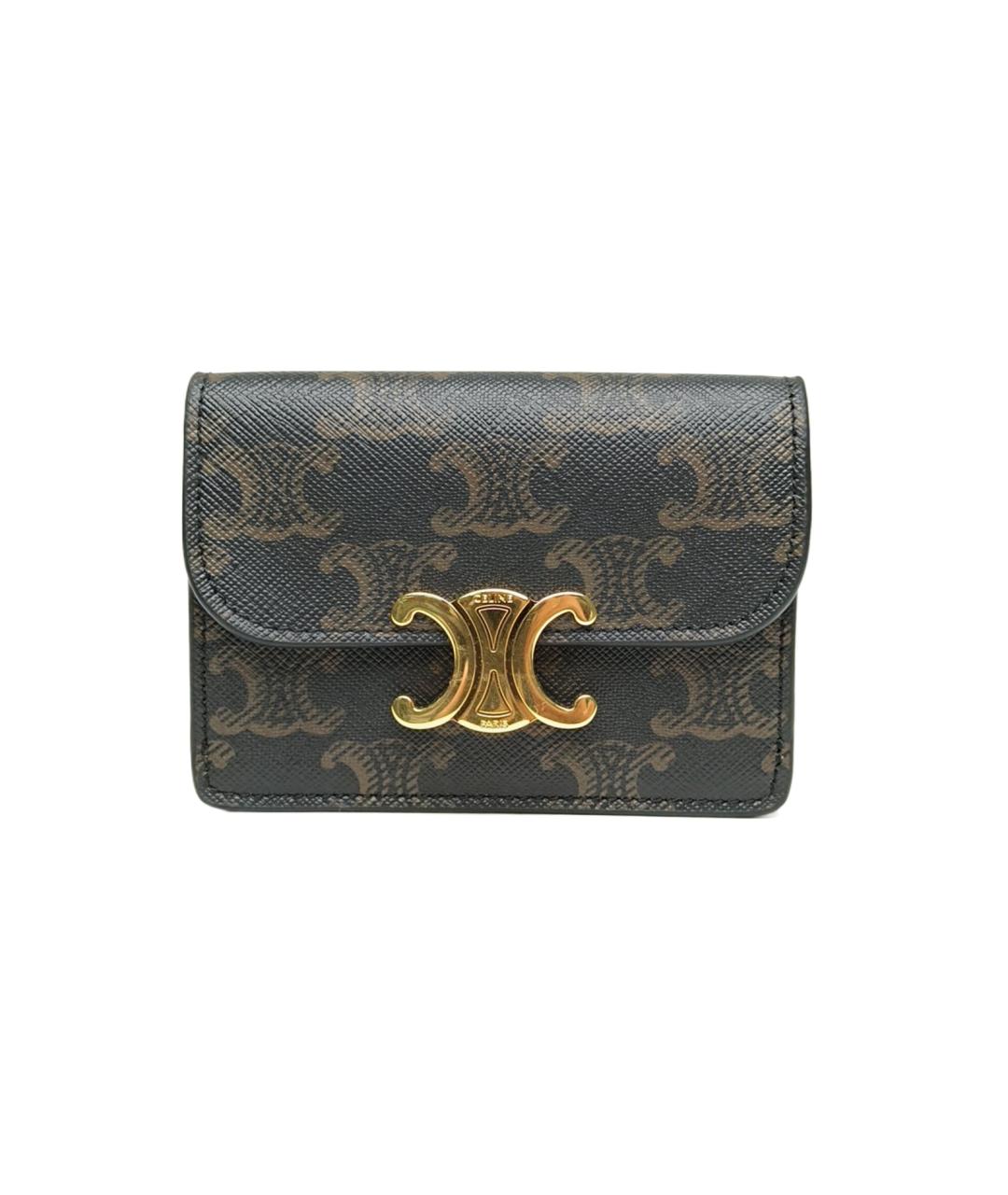 CELINE Коричневый кошелек, фото 10