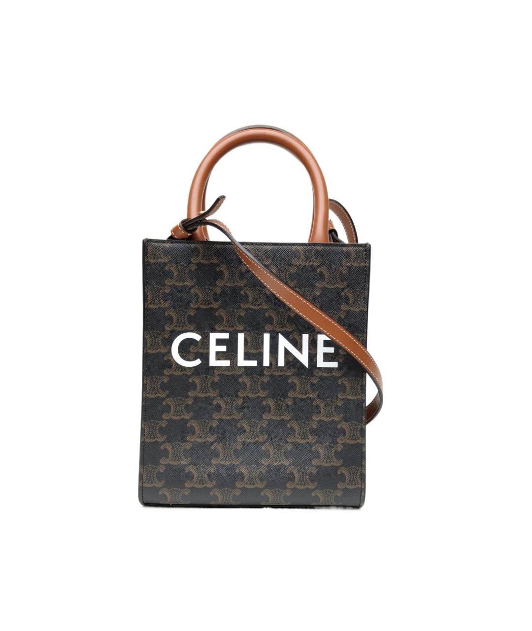 CELINE Черная сумка через плечо, фото 10