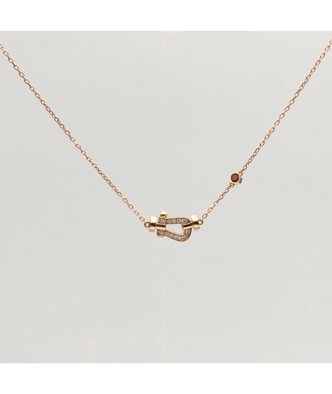 FRED Золотая подвеска из розового золота, фото 3