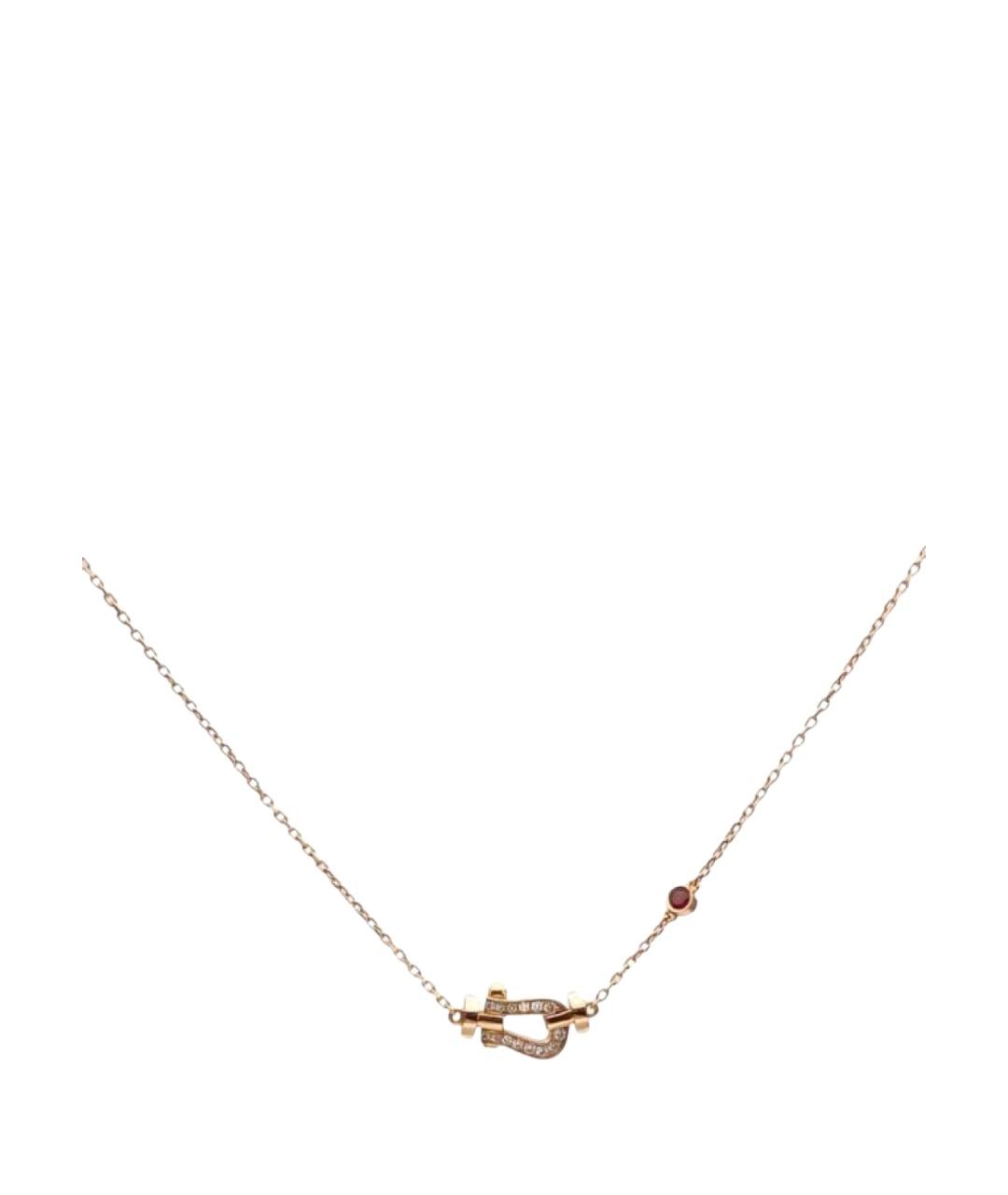 FRED Золотая подвеска из розового золота, фото 1