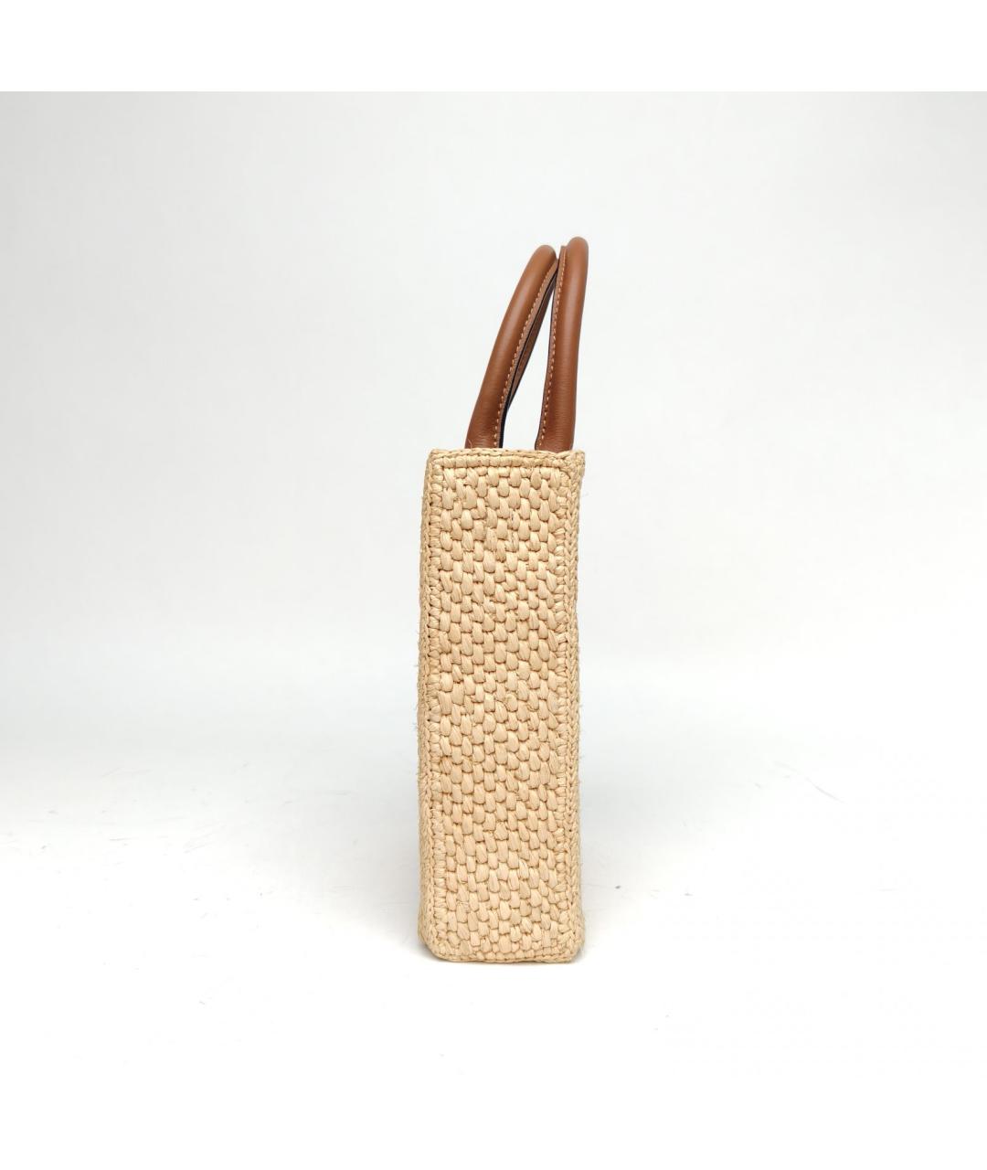 LOEWE Бежевая сумка тоут, фото 5