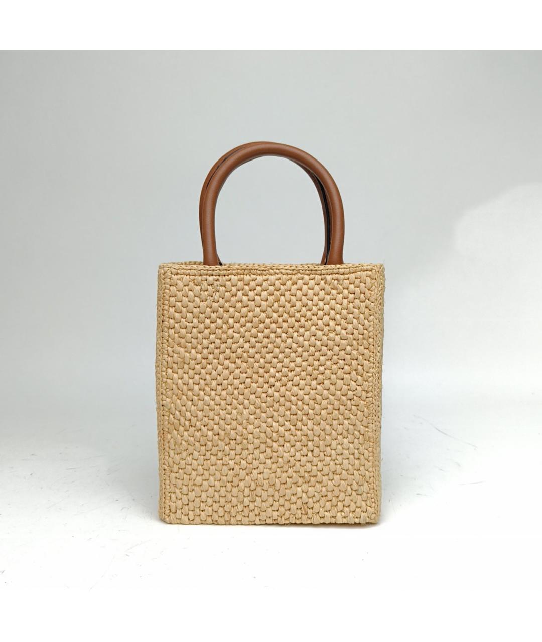 LOEWE Бежевая сумка тоут, фото 4