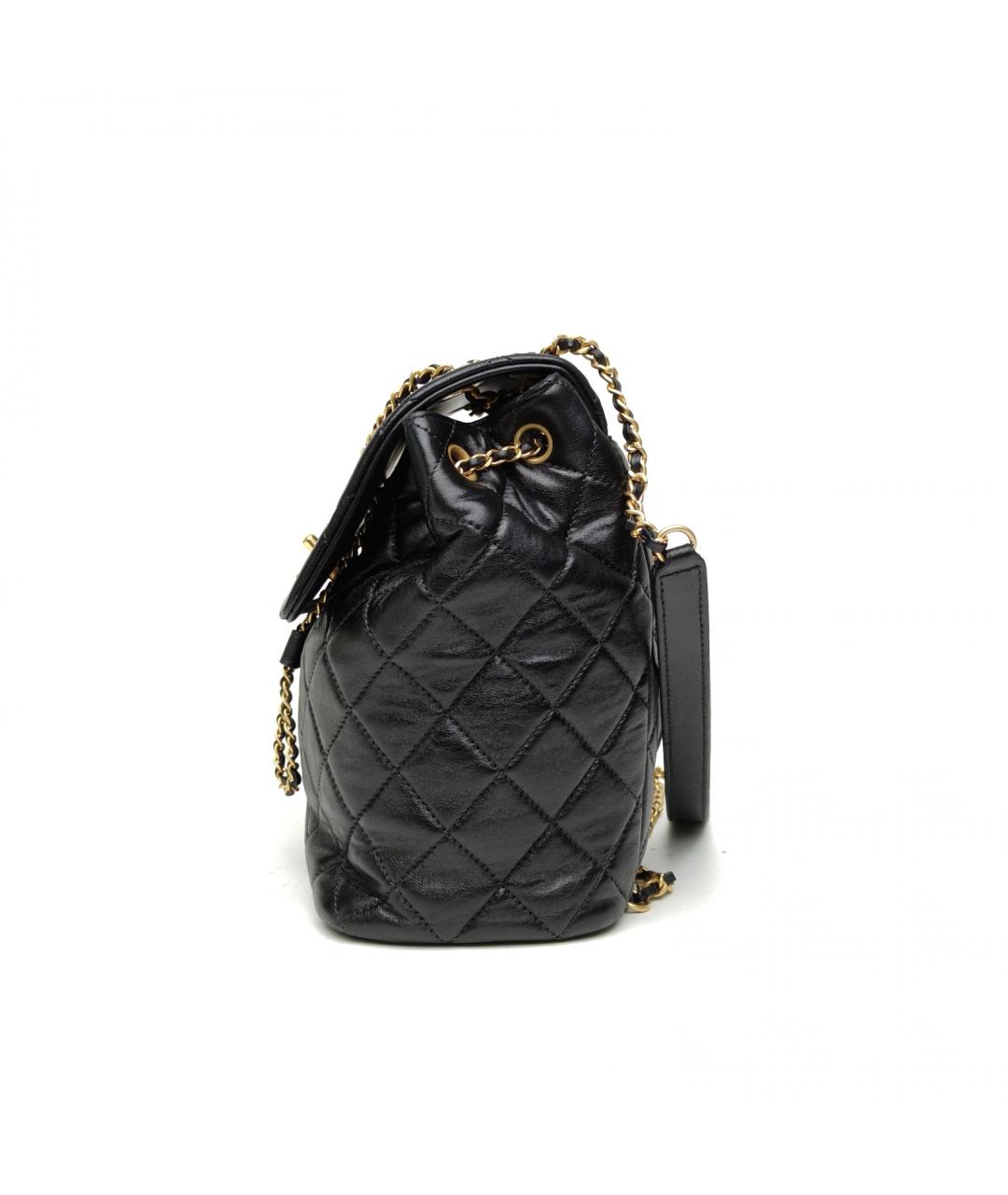 CHANEL Черный кожаный рюкзак, фото 3