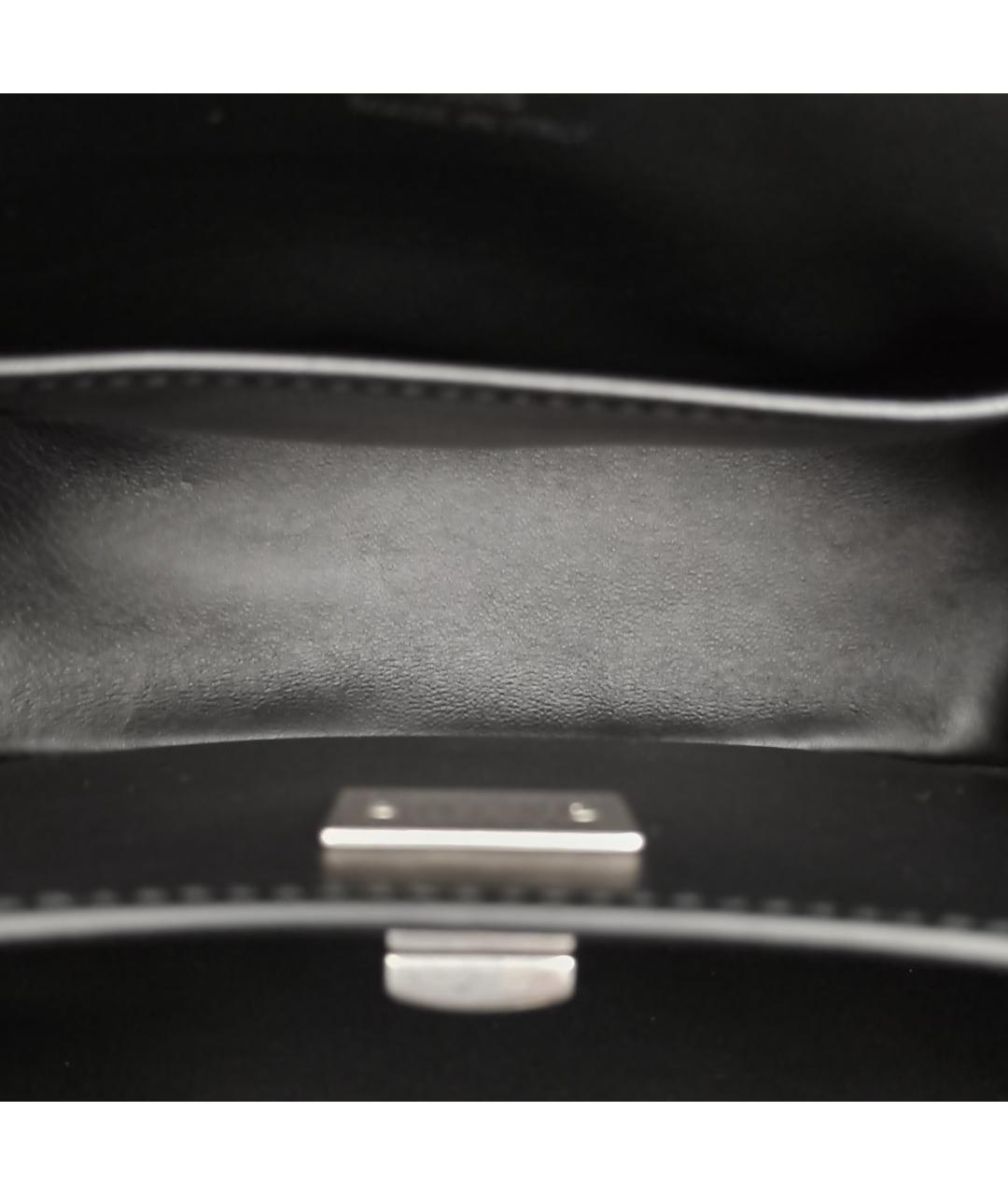 BALENCIAGA Черная кожаная сумка с короткими ручками, фото 3