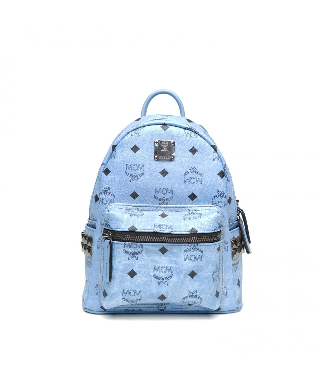 MCM Синий рюкзак из искусственной кожи, фото 2