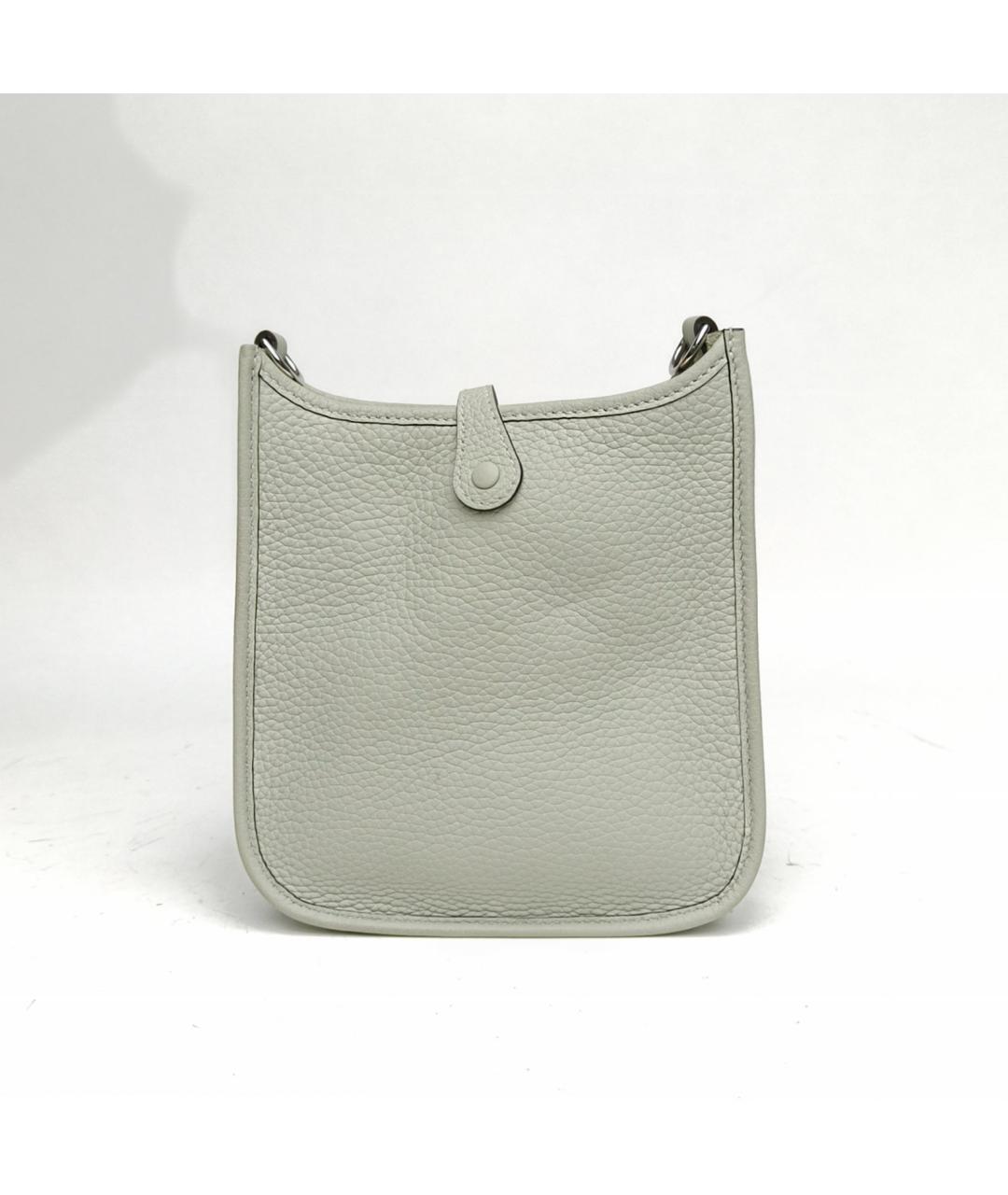 HERMES Серая кожаная сумка через плечо, фото 2