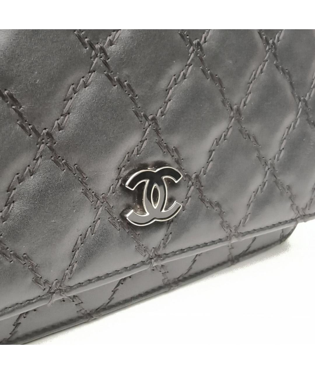 CHANEL Черная сумка через плечо, фото 7