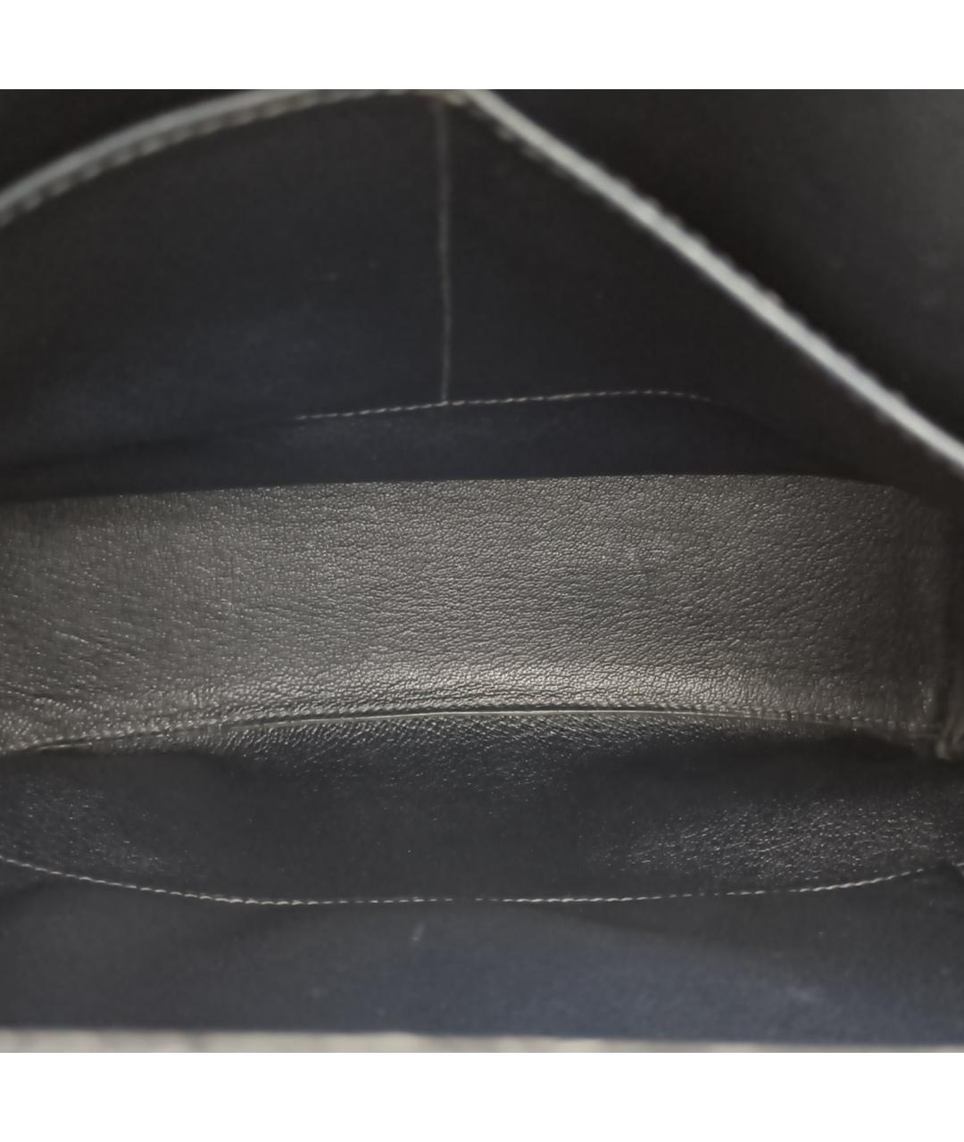 HERMES Темно-синий кожаный рюкзак, фото 4