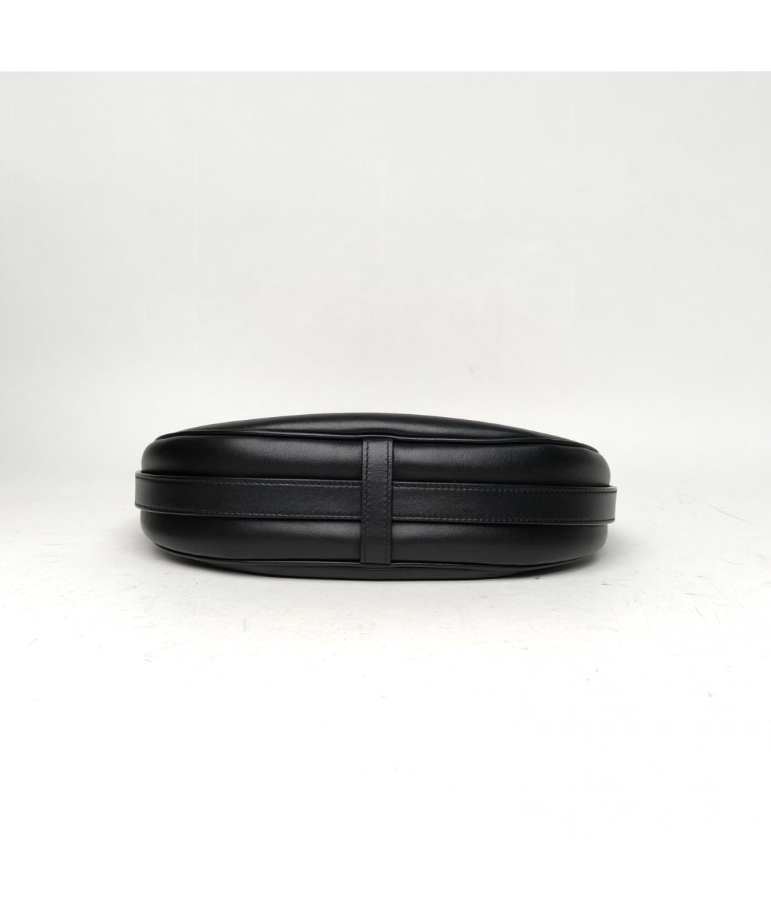 CELINE Черная кожаная сумка с короткими ручками, фото 6