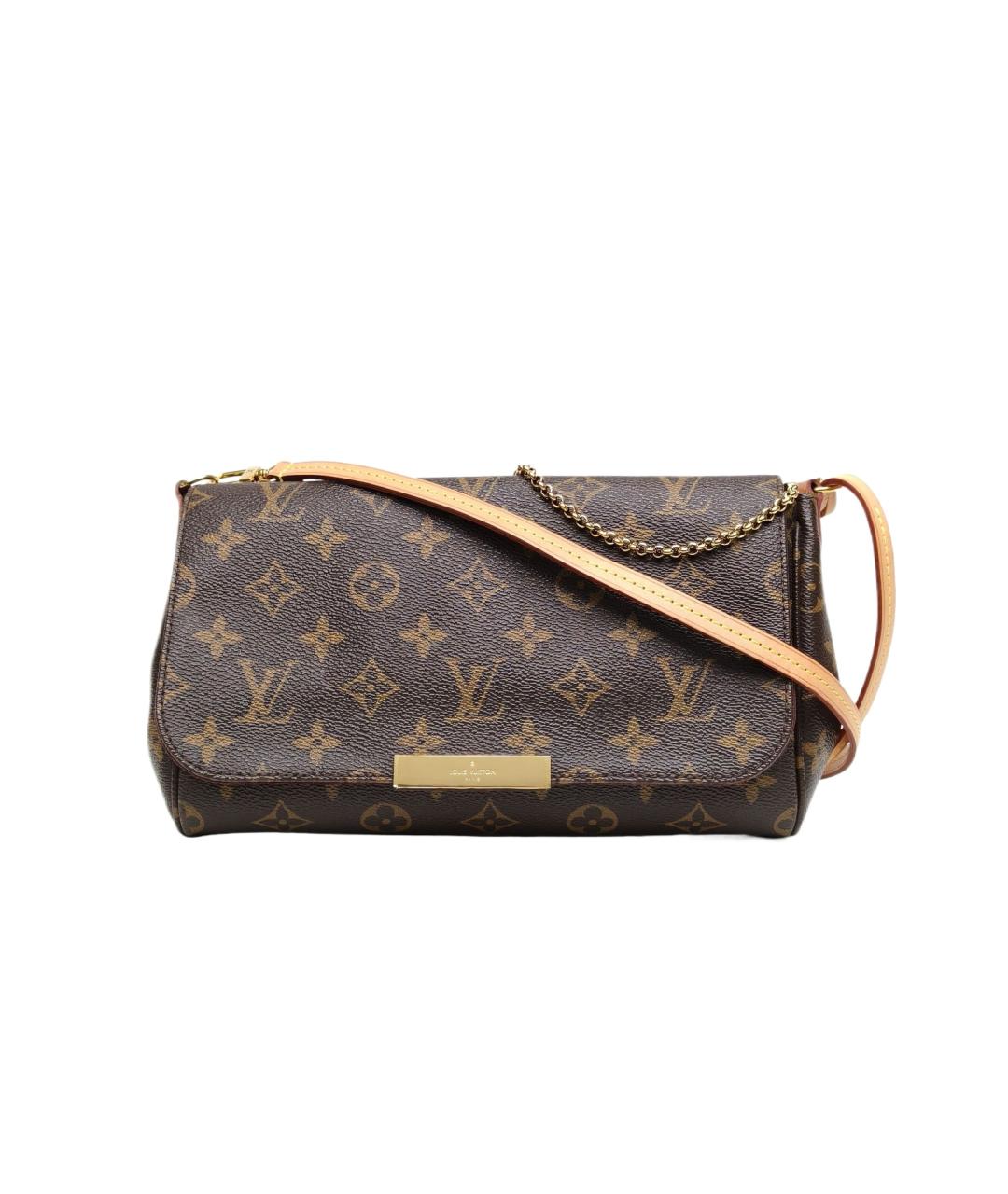 LOUIS VUITTON Коричневая сумка через плечо, фото 9