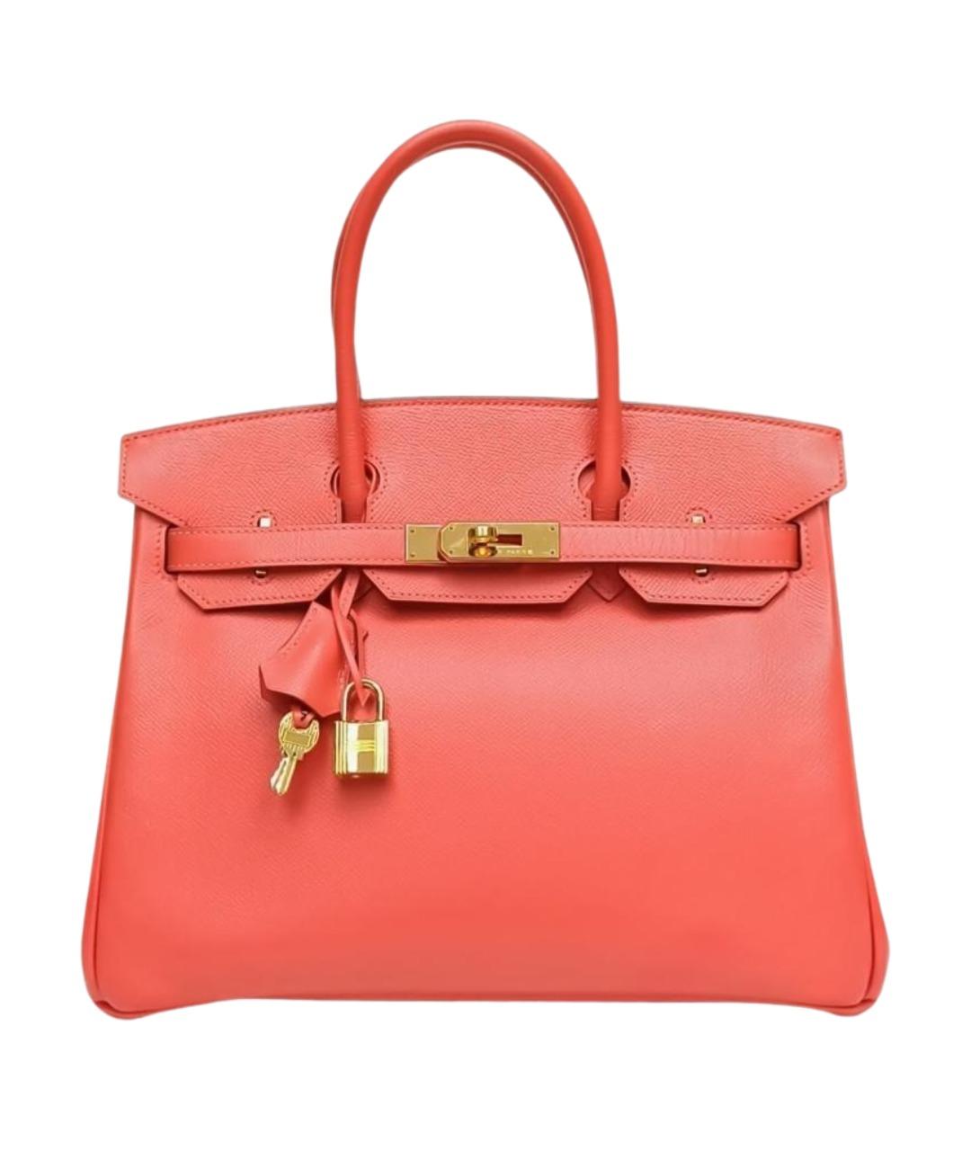 HERMES Коралловая сумка через плечо, фото 1